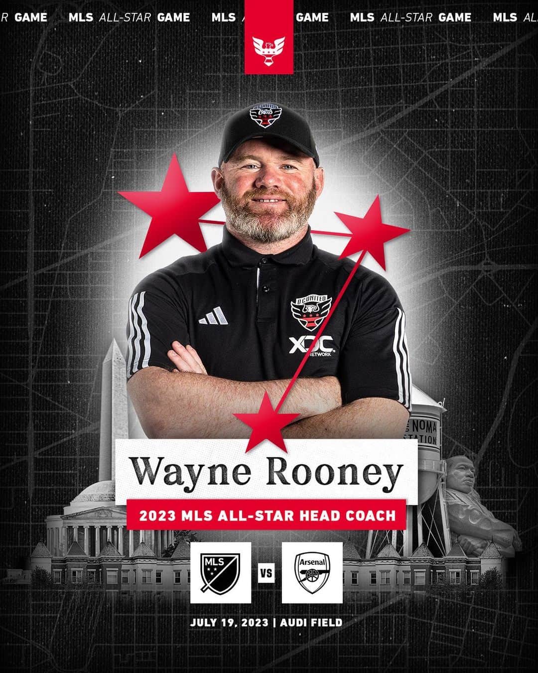 ウェイン・ルーニーさんのインスタグラム写真 - (ウェイン・ルーニーInstagram)「Your 2023 @MLS All-Star Head Coach ⚫️🔴」3月22日 1時02分 - waynerooney