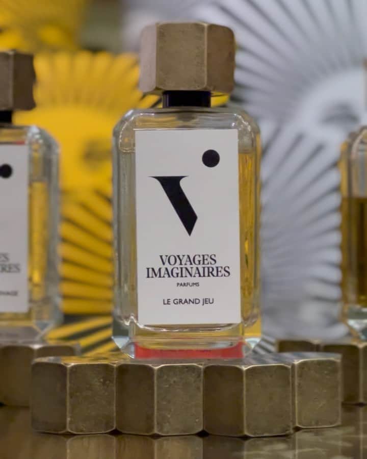 レクレルールのインスタグラム：「Created in complete freedom by Camille Goutal and Isabelle Doyen, the natural high fashion perfumes #VOYAGESIMAGINAIRES invite you to look towards new horizons and to reenchant life with poetry, audacity and fantasy. In tune with the king of imagination and surrealism #FORNASETTI.  Available at #LECLAIREUR Boissy and on our website.」
