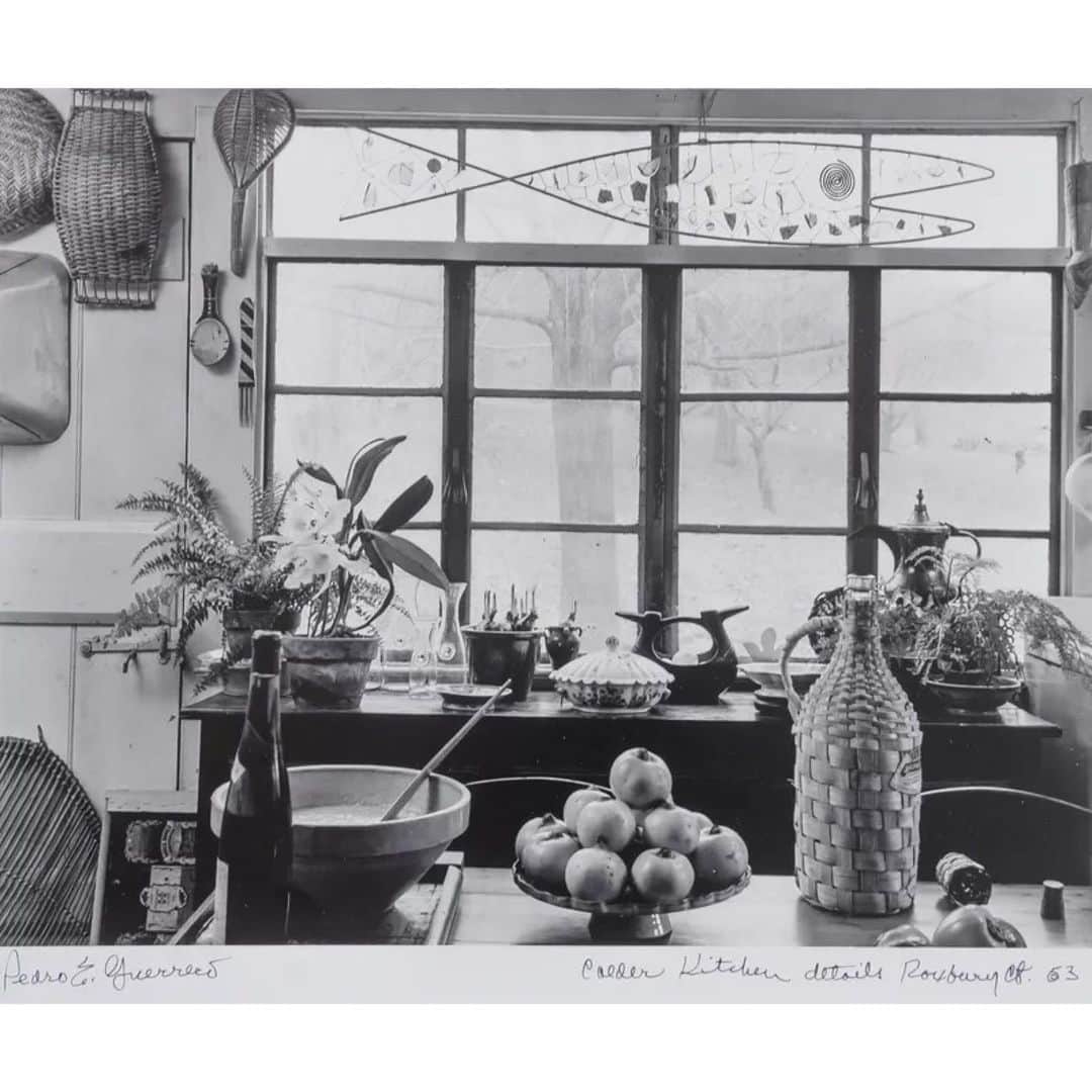 THE ROWのインスタグラム：「Pedro E. Guerrero; ‘Calder Kitchen Details, Roxbury, CT’, 1963」
