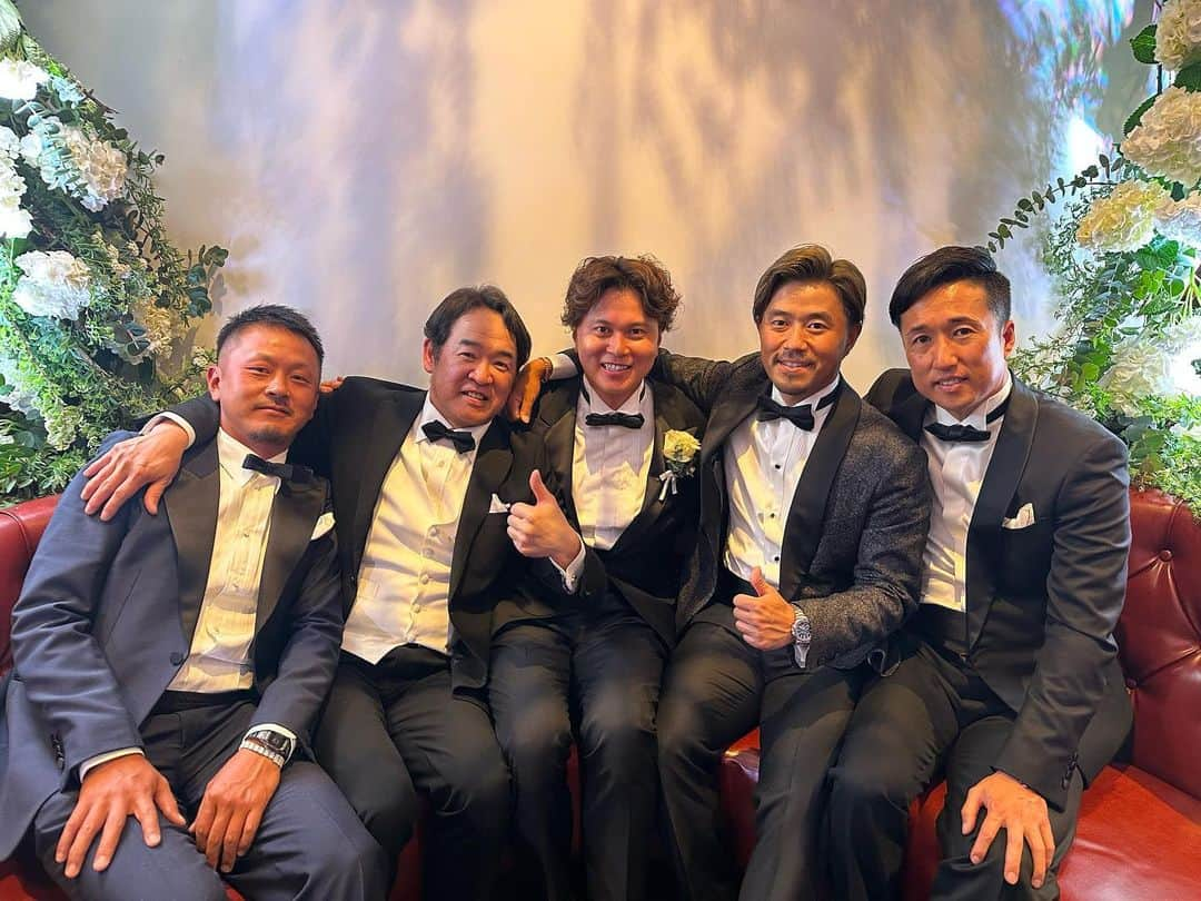 小平智さんのインスタグラム写真 - (小平智Instagram)「大堀裕次郎、絵里さんの結婚式🤩 とてもいい式だった😊🎉 #結婚式 #大堀裕次郎 さん #大堀絵里 さん #岩田寛 さん #大浜悟 さん #小平智」3月22日 10時29分 - satoshi_kodaira_official