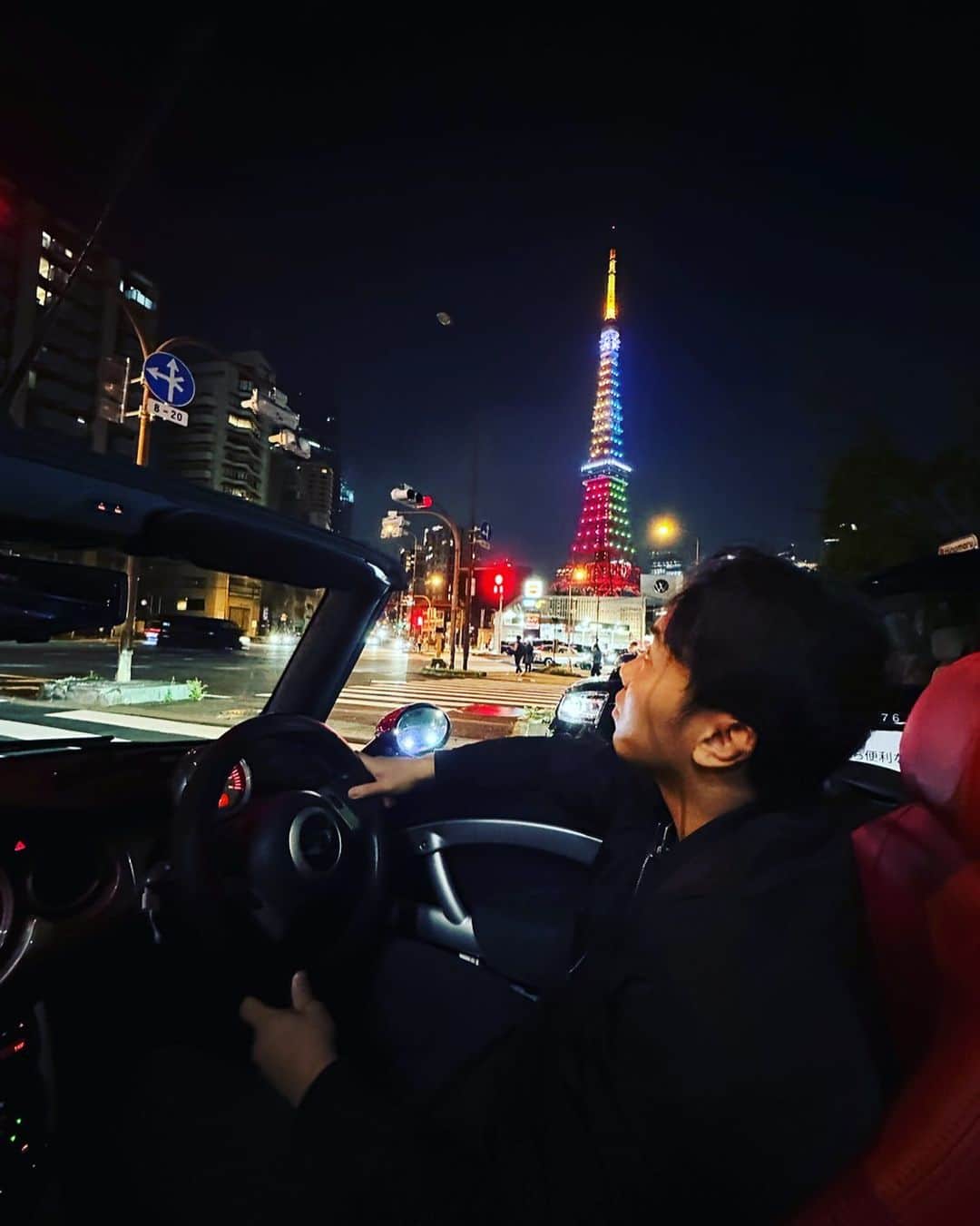 佐々木大のインスタグラム：「東京タワー綺麗やな🗼」