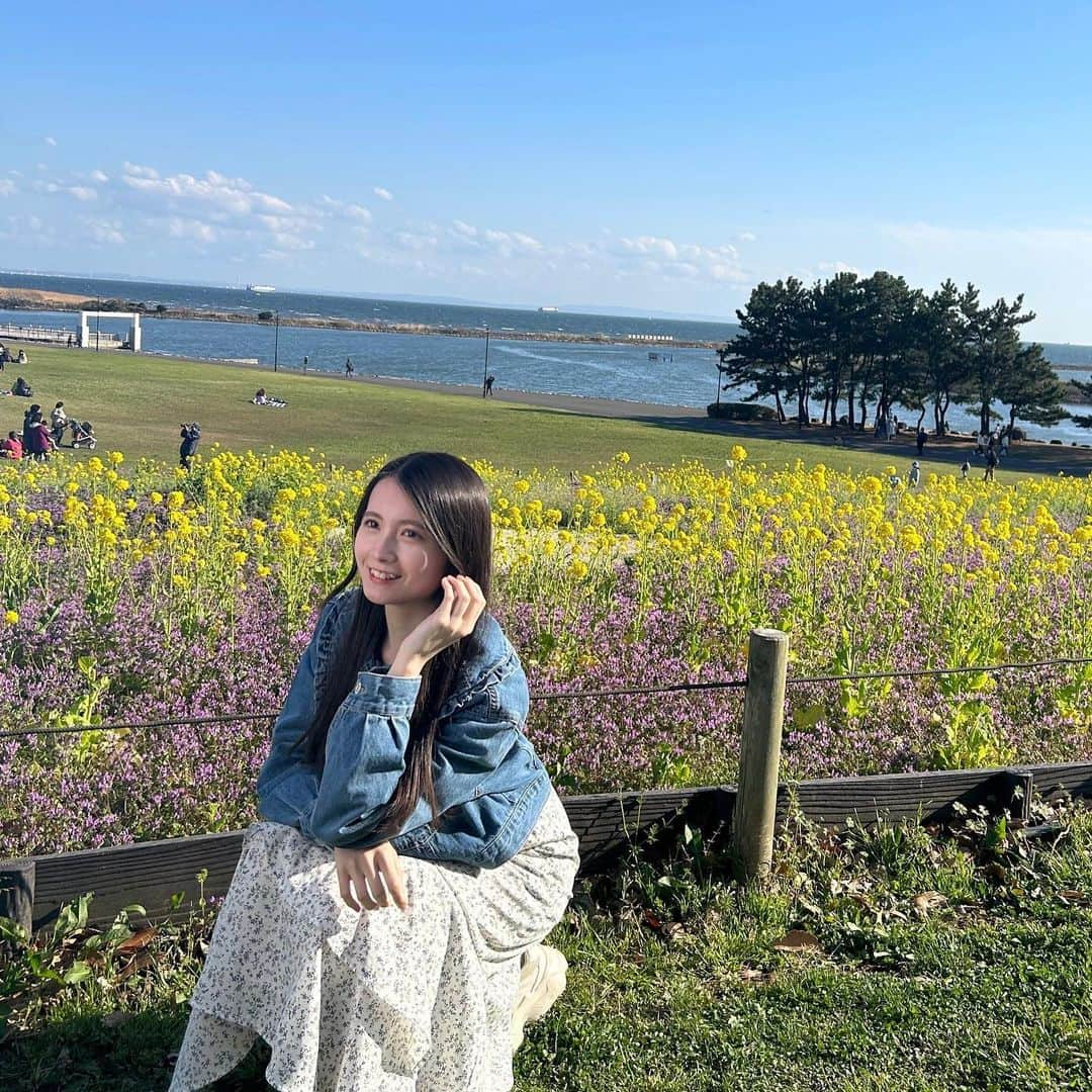 水島美結さんのインスタグラム写真 - (水島美結Instagram)「🌱🌱🌱  景色がとても綺麗でした☺︎  #春コーデ  #デニムジャケット #デニムコーデ #公園コーデ  #私服  #akb48」3月22日 14時38分 - 17_miyuu_1112