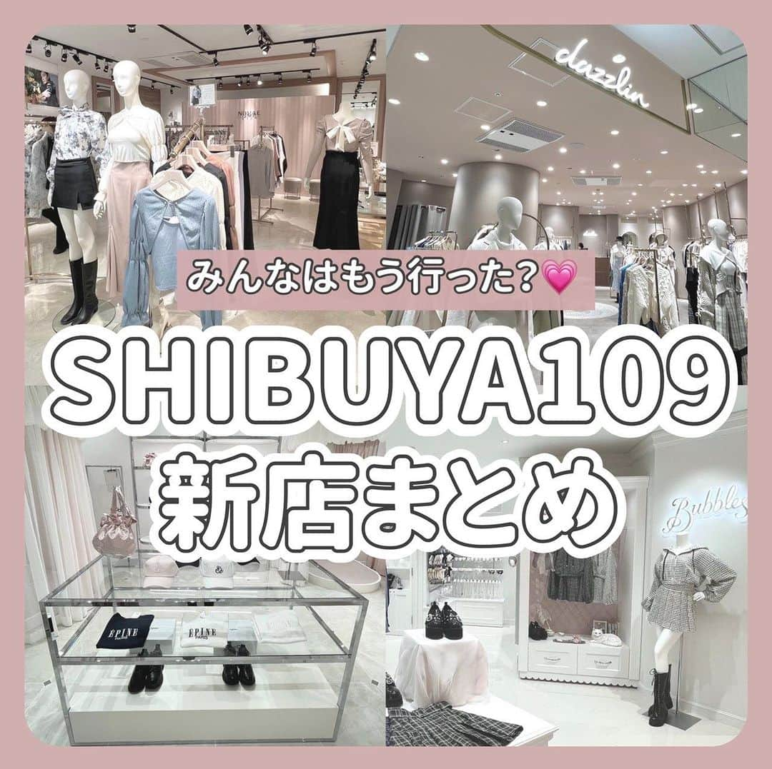 SHIBUYA109のインスタグラム