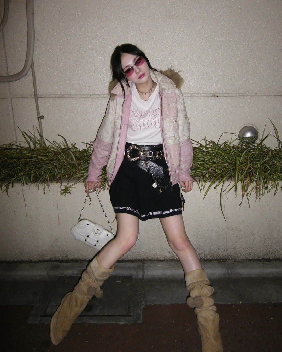 西尾エイミさんのインスタグラム写真 - (西尾エイミInstagram)「†🌚🌸β☆*ﾟ¨ﾟﾟ･*」3月22日 18時55分 - delinquent_doll