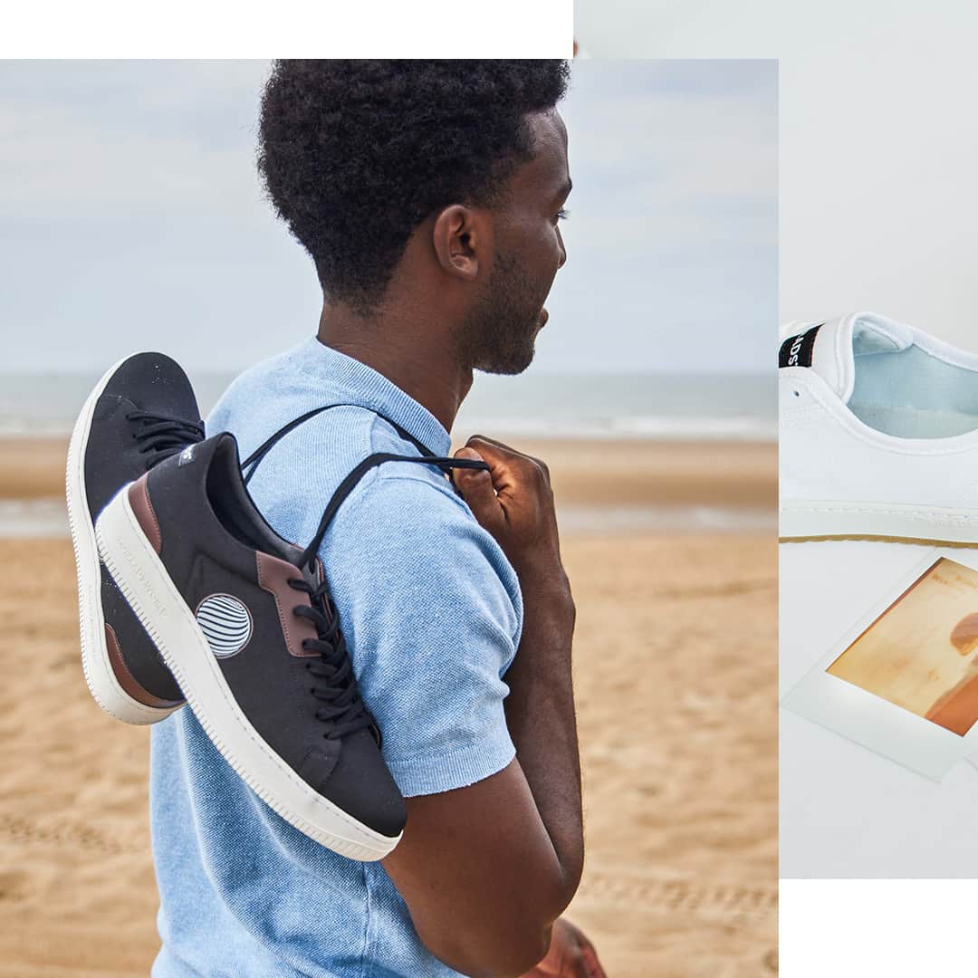 コムラッズのインスタグラム：「KOMRADS OCNS: a sneaker that reduces ocean waste. 🌊  We want to tackle ocean pollution, so we looked for a solution to reduce ocean waste and use it in our sneakers.  So we discovered Seaqual Yarn, a material made by mixing recycled plastic waste from the ocean with post-consumer PET.  This way, we help keep plastic out of our waterways and do our bit for a cleaner planet. 💧  The actions we take - no matter how small - make a difference! Let yours count too!   REMEMBER CURRENT PROMO: GET YOUR FREE KOMRADS SOCKS WITH EVERY ORDER!  #WorldWaterDay #WaterAction #Komradsofthefuture #OCNS」