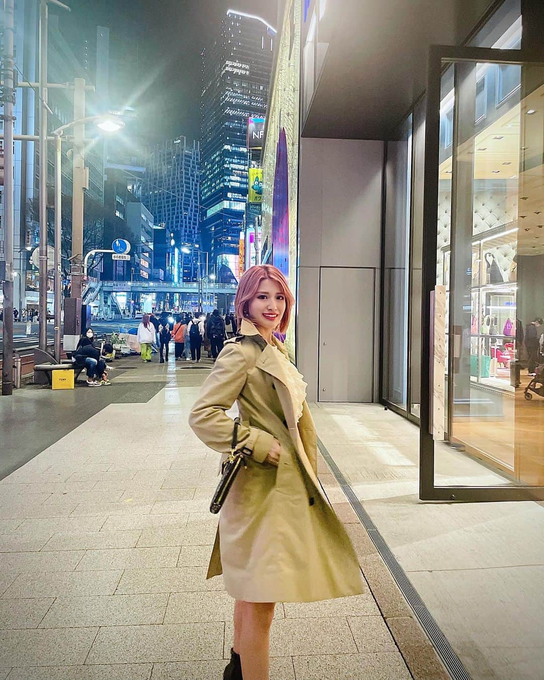 鈴木まりなさんのインスタグラム写真 - (鈴木まりなInstagram)「OOTD👗 coat: @burberry  bag: @dior  shirt: @zara  bottoms: @shein_japan」3月22日 19時16分 - marina_suzuki_official