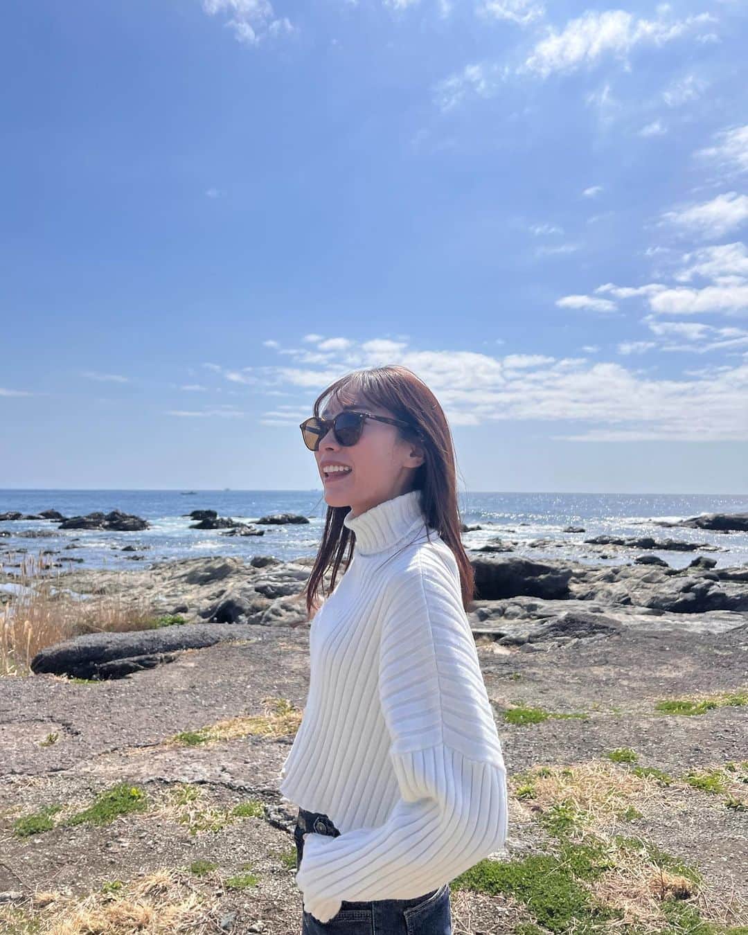 岡島彩花さんのインスタグラム写真 - (岡島彩花Instagram)「海ーーーー！」3月22日 20時04分 - okajima_ayaka