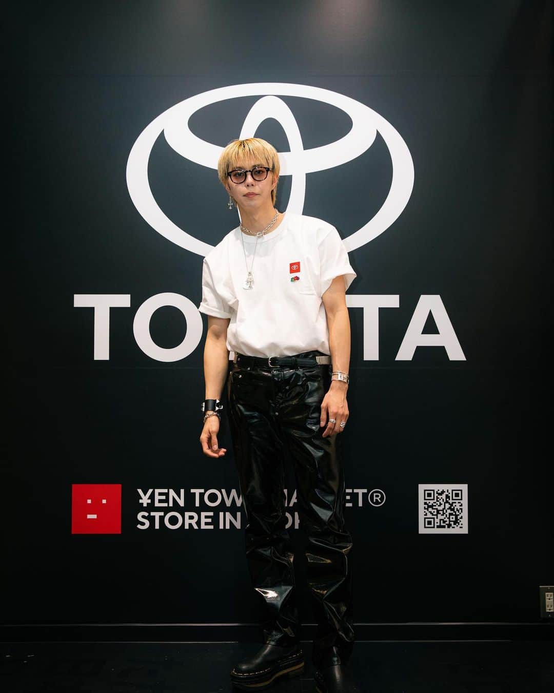 岡本聖哉のインスタグラム：「TOYOTA POP UP  @toyota  @leejeansjp @fruitoftheloom   #toyota #dytd  @toyota_jp  @yentownmarket」