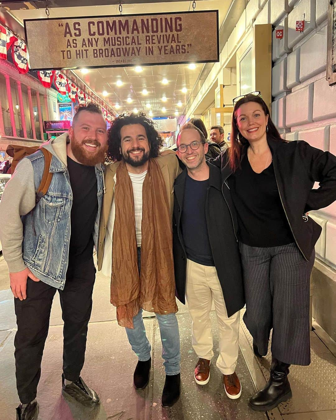 ベラミー・ヤングさんのインスタグラム写真 - (ベラミー・ヤングInstagram)「Got to witness #Broadway history last night: the revival of @paradebway is breathtaking. The VOICES 🤩, the story 💔, the MASTERY on every level & in every department- I feel SO LUCKY to have gotten to be there! (& with my sweet fellas @pedrosegundoofficial & @rdp707 🥰) BRAVO ALL & THANK YOU. 💗 Hope everyone is finding magic in their day- & being kind to each other. I'm sending each of you so much love! ❤️🎭🎶🔥🎉 ps: special thanks to P's friends in the amazing #orchestra @jamiedonaldeblen & @percnyc 🥁👑🔥」3月23日 7時36分 - bellamyyoung