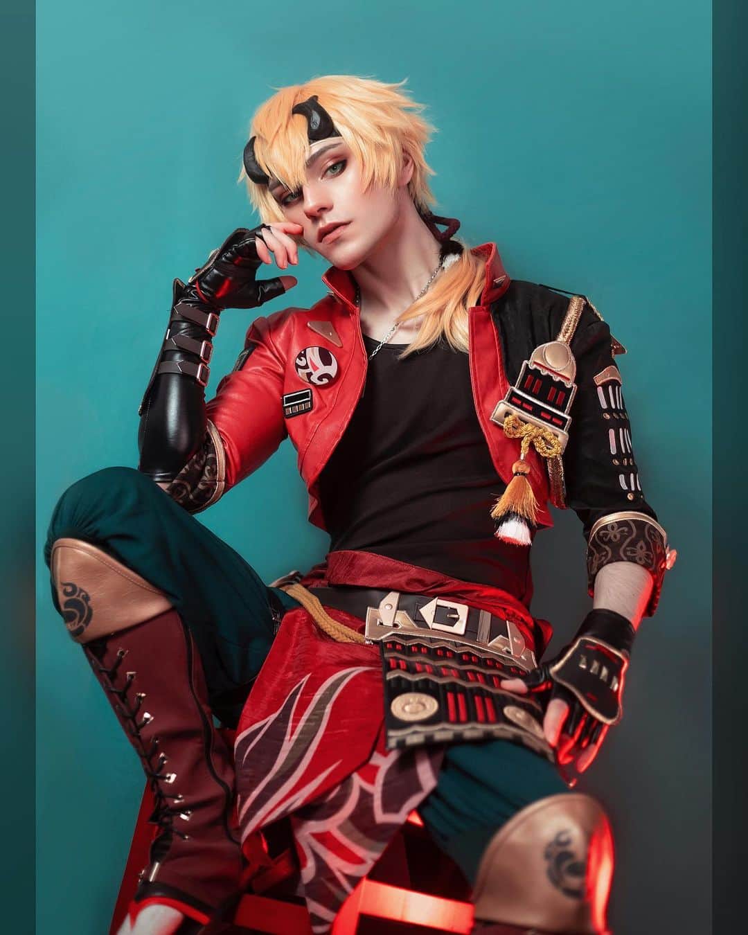 Geheさんのインスタグラム写真 - (GeheInstagram)「dusted off my Thoma cosplay the other day 🍅✨   📸taken by @pnkvirus  #genshinimpact #thomacosplay #cosplay #cosplayphotography #thomagenshinimpact」3月22日 23時47分 - geheichou
