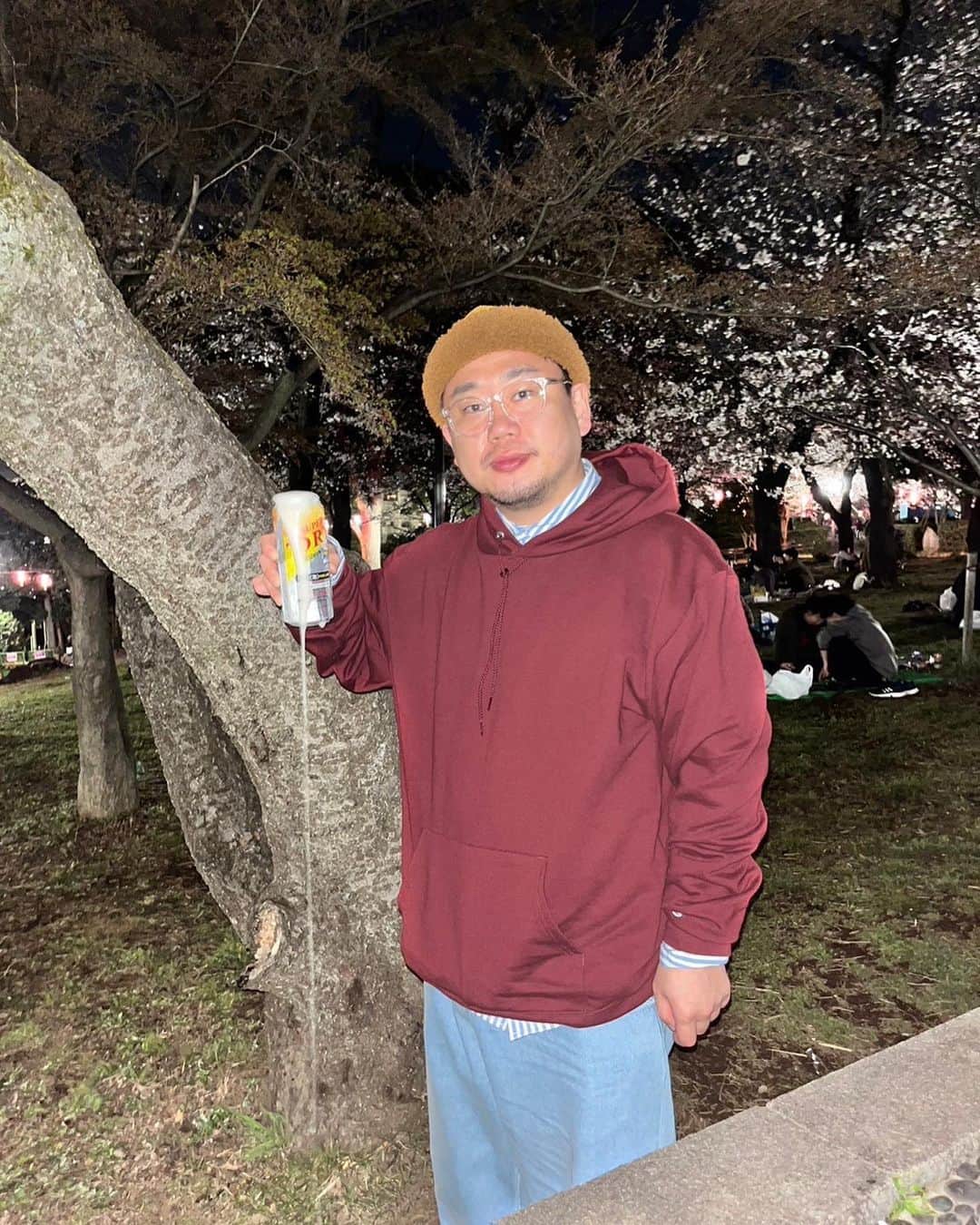 のインスタグラム：「昨日と今日 #花見」
