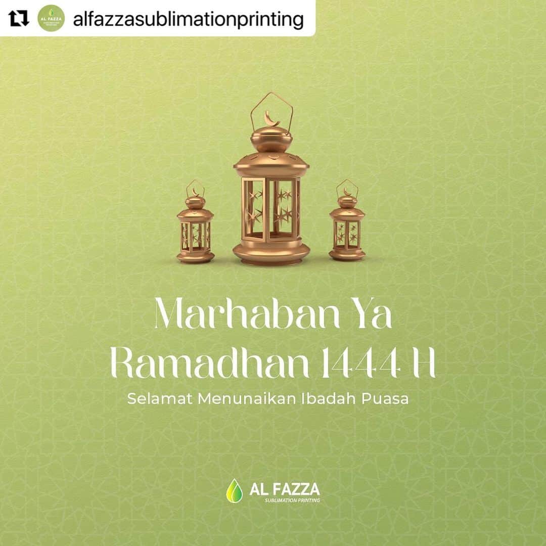 ラウディアシンシアベラのインスタグラム：「بِسْمِ اللَّهِ   #Repost @alfazzasublimationprinting with @use.repost  ・・・ Selamat Menunaikan Ibadah Puasa 🌙🤍  Semoga Allah Ta'ala memberikan kelancaran dan keberkahan dalam menjalani puasa sebulan kedepan dan semoga Allah Subhaanahu Wa Ta'ala menerima amal ibadah Kita semua.   Selamat berjuang untuk mendapatkan ampunan Allah Subhaanahu Wa Ta'ala.   "Barangsiapa berpuasa Ramadhan atas dasar iman dan mengharap pahala dari Allah, maka dosanya yang telah lalu akan diampuni.” (HR. Bukhari no. 38 dan Muslim no. 760, dari Abu Hurairah)  #alfazzasublimationprinting #sublimationprinting」
