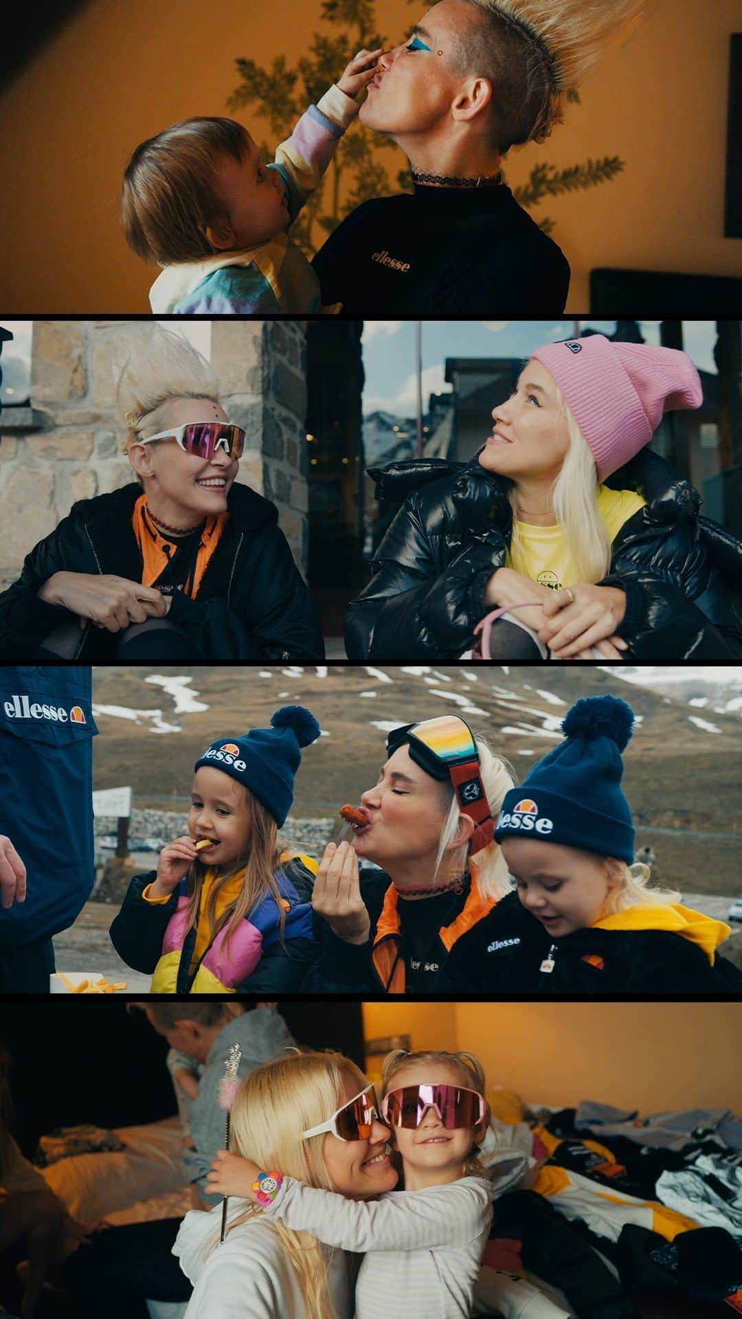 NERVOのインスタグラム：「GRACIAS @marchicaformigal for providing us the perfect quality family day on the slopes and an epic ski resort gig - skiiers/snowboarders you go hard!! 🇪🇸❄️🏂🎿🗻🥰🥰 also thank you so much @ellesse @ellesse_es for the ski dripppp 💧💧✨✨ #NERVOfamontour #Spain #Formigal #marchica #skiresort  🎵 Giving It All - @bexxiemusic Remix」