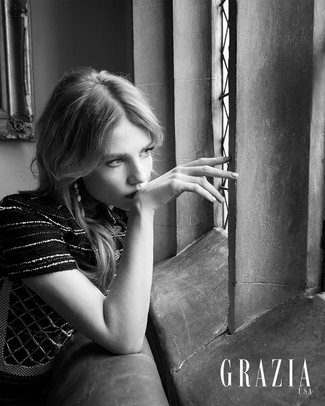 ルーシー・ボイントンさんのインスタグラム写真 - (ルーシー・ボイントンInstagram)「@graziausa 🤍」3月23日 5時01分 - lucyboynton1