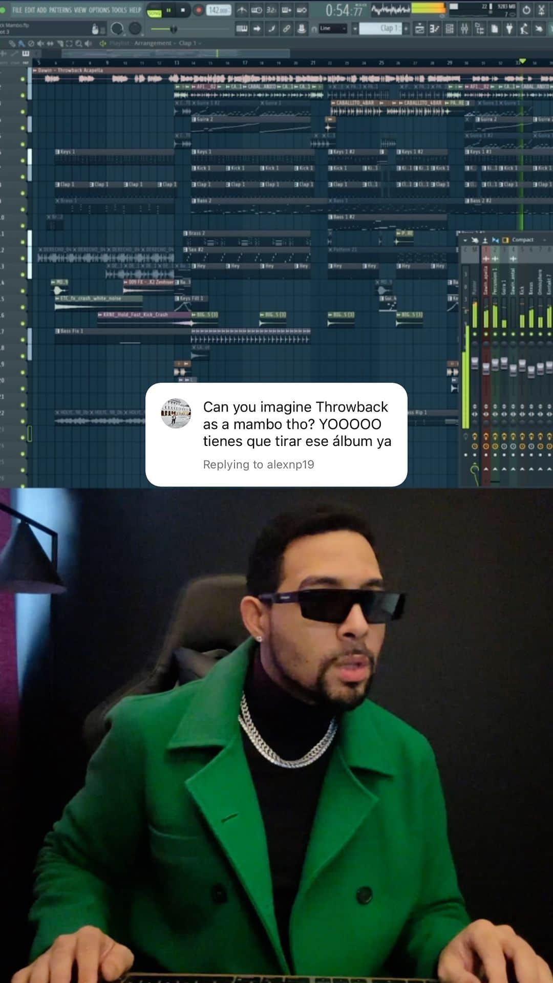 ダーウィンのインスタグラム：「Great comment lol here’s a mambo version of my song “Throwback” 🎶 mi gente 🇩🇴🇩🇴🇩🇴」