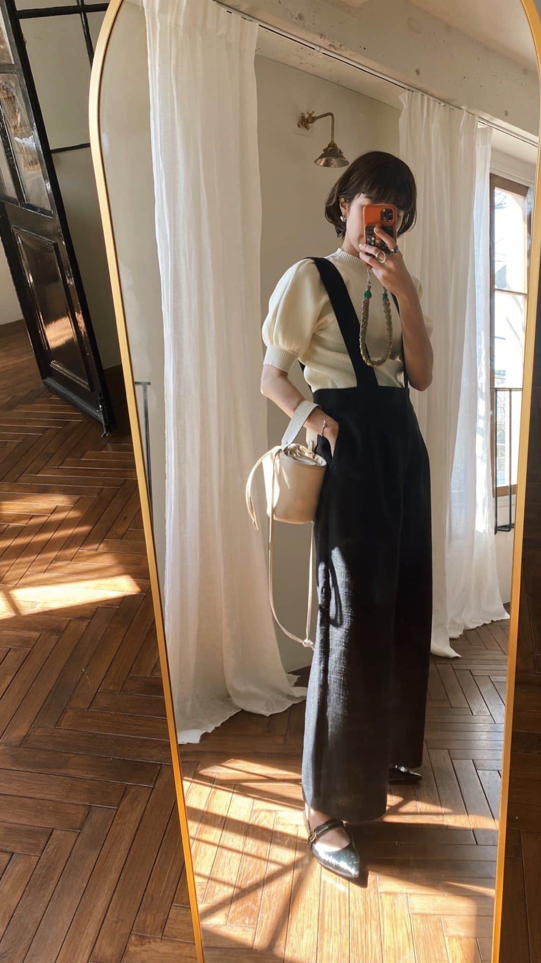 美生のインスタグラム：「POPUP初日 無事終了いたしました♡  ご来店くださった皆様ありがとうございました♡ 温かいお言葉に胸がいっぱいです♡ DMもゆっくりお返事させてください♡  本日はこのコーデで 店頭にてお待ちしております💗」