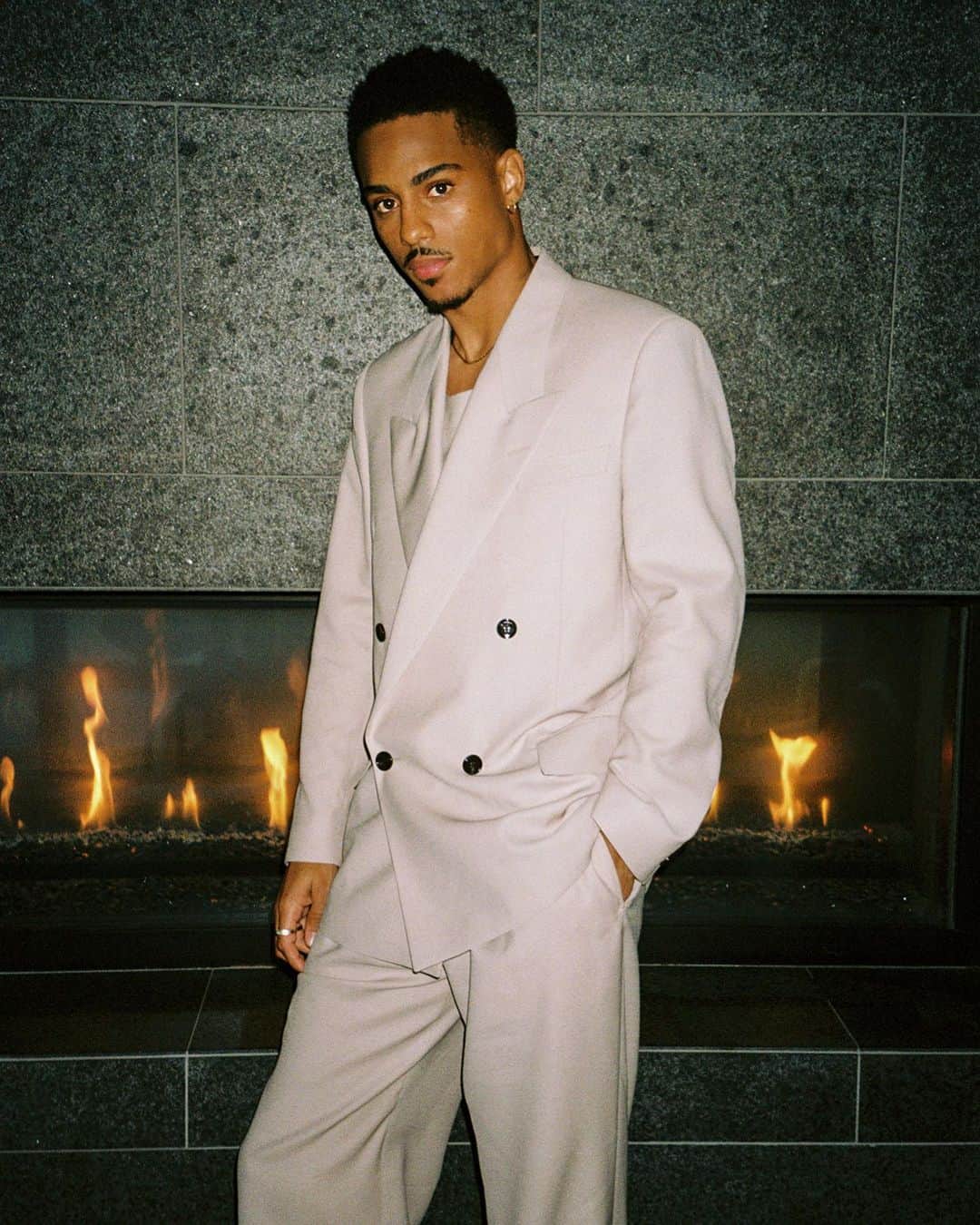 キース・パワーズのインスタグラム：「Fashion Trust U.S. Awards on behalf of Hugo @boss. I had a great time!  @fashiontrustus   @jasonbolden  @micahpittard  @eliven.q   📸: @ameladriann」
