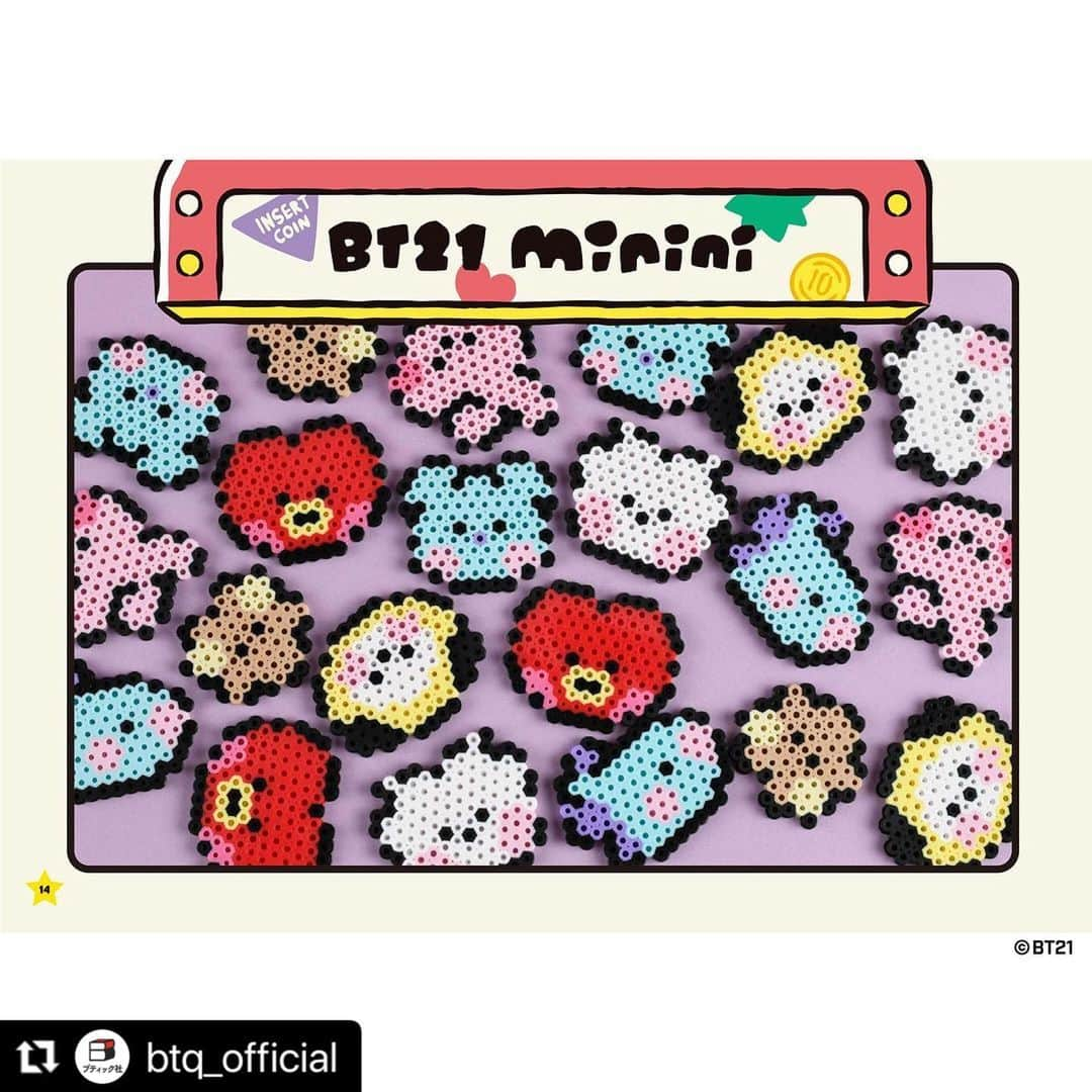 PerlerbeadsJP（パーラービーズ）さんのインスタグラム写真 - (PerlerbeadsJP（パーラービーズ）Instagram)「BT21のかわいいモチーフが作れるアイロンビーズの本が新登場❣️弊社は作家様が制作に使用される部材の提供をさせて頂きました☺️詳しくは下記をご覧ください🌸  #Repost @btq_official  ・・・ . 本日3/14発売📚  『BT21アイロンビーズ』  LINE FRIENDSのグローバル人気キャラクターブランドBT21が、かわいいアイロンビーズになって登場。  スマホスタンドになったり、アクセサリーになったり…  かわいくて実用的なアイテムを全て作り方つきで掲載。  ▶ご購入は👜をタップ オンラインショップヘアクセスできます。 詳細はプロフィール欄のリンク集→ホームページからもどうぞ  #UNIVERSTAR  #ユニバースター  #BT21  #KOYA #RJ  #SHOOKY  #MANG  #CHIMMY  #TATA  #COOKY  #VAN  #BT21minini」3月23日 12時48分 - perlerbeads_jp