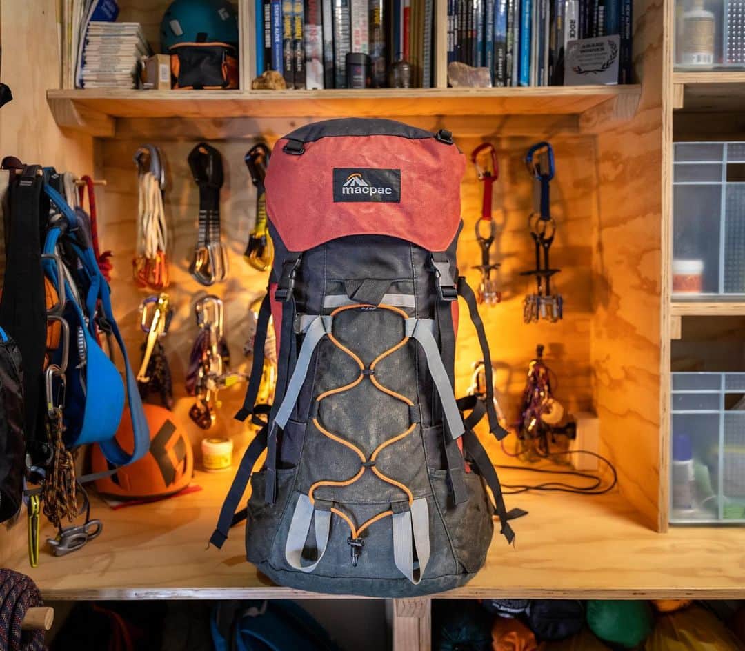 マックパックさんのインスタグラム写真 - (マックパックInstagram)「I was with Dad when he purchased this @Macpac Pursuit backpack in 2000. I was 15. I'd seen the pack in a catalogue a couple of years earlier – the top-of-the-range alpine pack – worn by a famous mountaineer on the summit of an impressive Himalayan peak. I'd always dreamt of climbing in the Himalayas, so I knew I needed this pack.  Initially, the backpack was for Mum. As a growing lad, however, it was ideal for me too – a fact I was most delighted with. Because I used it more than Mum, I eventually took it over as my primary adventure backpack until 2015.   Even though I don't use it that much anymore, this pack means a lot to me. In fact, it's more than just a pack.  In my early years, this pack opened up my world, accompanied me on many adventures and enabled me to pursue my dreams of tramping and climbing. Sometimes parts broke, I made repairs, the pack lived on, and I continued to dream of taking it further.   But then something broke in me, and I became very unwell. By my mid-twenties, I depended on a mobility scooter to get around outside and was diagnosed with a neurological disease.   In time, I began the multi-year rehabilitation journey back into the outdoors, repairing the damage caused by the disease. As I took my first faltering steps back into the wilderness, this pack was with me. Slowly, I took it further and higher, always dreaming of more. And then I began to wonder: why not pursue my childhood dream, however impossible, and attempt a Himalayan peak?  In 2015, I reached the top of Imja Tse (6,160 metres) with an NZAT Pursuit – an updated version of my original pack. I could hardly believe it.  For me, it's more than just a pack because it represents my life's journey. Sometimes we break and make some repairs, but the key is to live on and continue dreaming.   #Macpac50Years #WeatherAnything」3月23日 14時06分 - macpac