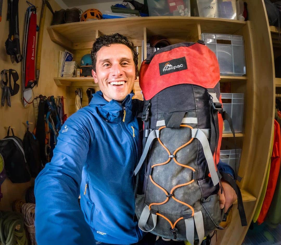 マックパックさんのインスタグラム写真 - (マックパックInstagram)「I was with Dad when he purchased this @Macpac Pursuit backpack in 2000. I was 15. I'd seen the pack in a catalogue a couple of years earlier – the top-of-the-range alpine pack – worn by a famous mountaineer on the summit of an impressive Himalayan peak. I'd always dreamt of climbing in the Himalayas, so I knew I needed this pack.  Initially, the backpack was for Mum. As a growing lad, however, it was ideal for me too – a fact I was most delighted with. Because I used it more than Mum, I eventually took it over as my primary adventure backpack until 2015.   Even though I don't use it that much anymore, this pack means a lot to me. In fact, it's more than just a pack.  In my early years, this pack opened up my world, accompanied me on many adventures and enabled me to pursue my dreams of tramping and climbing. Sometimes parts broke, I made repairs, the pack lived on, and I continued to dream of taking it further.   But then something broke in me, and I became very unwell. By my mid-twenties, I depended on a mobility scooter to get around outside and was diagnosed with a neurological disease.   In time, I began the multi-year rehabilitation journey back into the outdoors, repairing the damage caused by the disease. As I took my first faltering steps back into the wilderness, this pack was with me. Slowly, I took it further and higher, always dreaming of more. And then I began to wonder: why not pursue my childhood dream, however impossible, and attempt a Himalayan peak?  In 2015, I reached the top of Imja Tse (6,160 metres) with an NZAT Pursuit – an updated version of my original pack. I could hardly believe it.  For me, it's more than just a pack because it represents my life's journey. Sometimes we break and make some repairs, but the key is to live on and continue dreaming.   #Macpac50Years #WeatherAnything」3月23日 14時06分 - macpac
