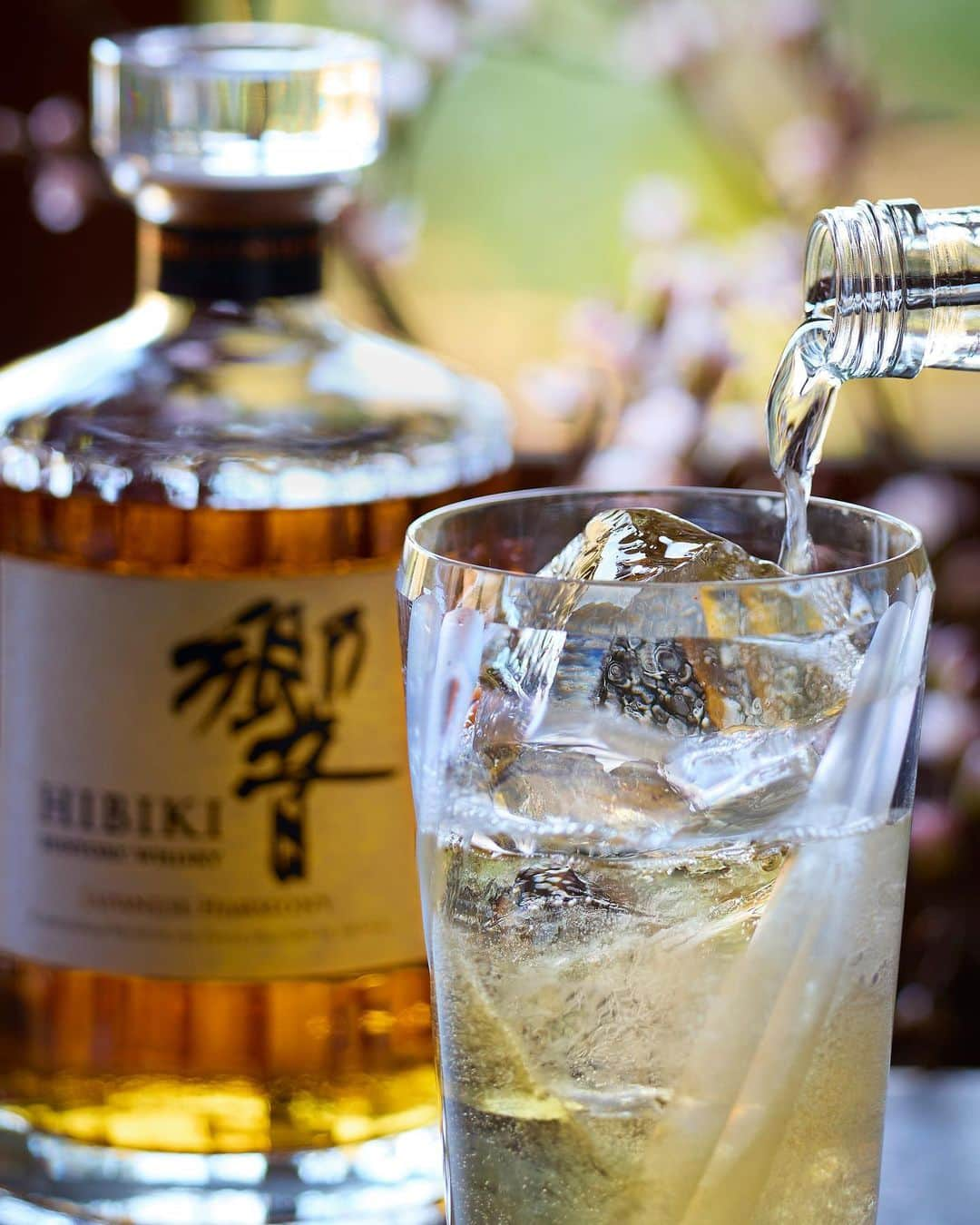 響 | SUNTORY WHISKY HIBIKIさんのインスタグラム写真 - (響 | SUNTORY WHISKY HIBIKIInstagram)「. HIBIKI TIME ～二十四節気・春分～  そよ吹く風に重なる、心地よい泡の音。 The pleasant fizzing sound of soda resonates with the sound of the breeze.  #hibiki #響 #hibiki_time #二十四節気 #24seasons #春分 #shunbun #withnature #ハイボール #highball #hibiki_with_soda #桜 #sakura #春の光 #springlight」3月23日 17時54分 - suntorywhisky_hibiki