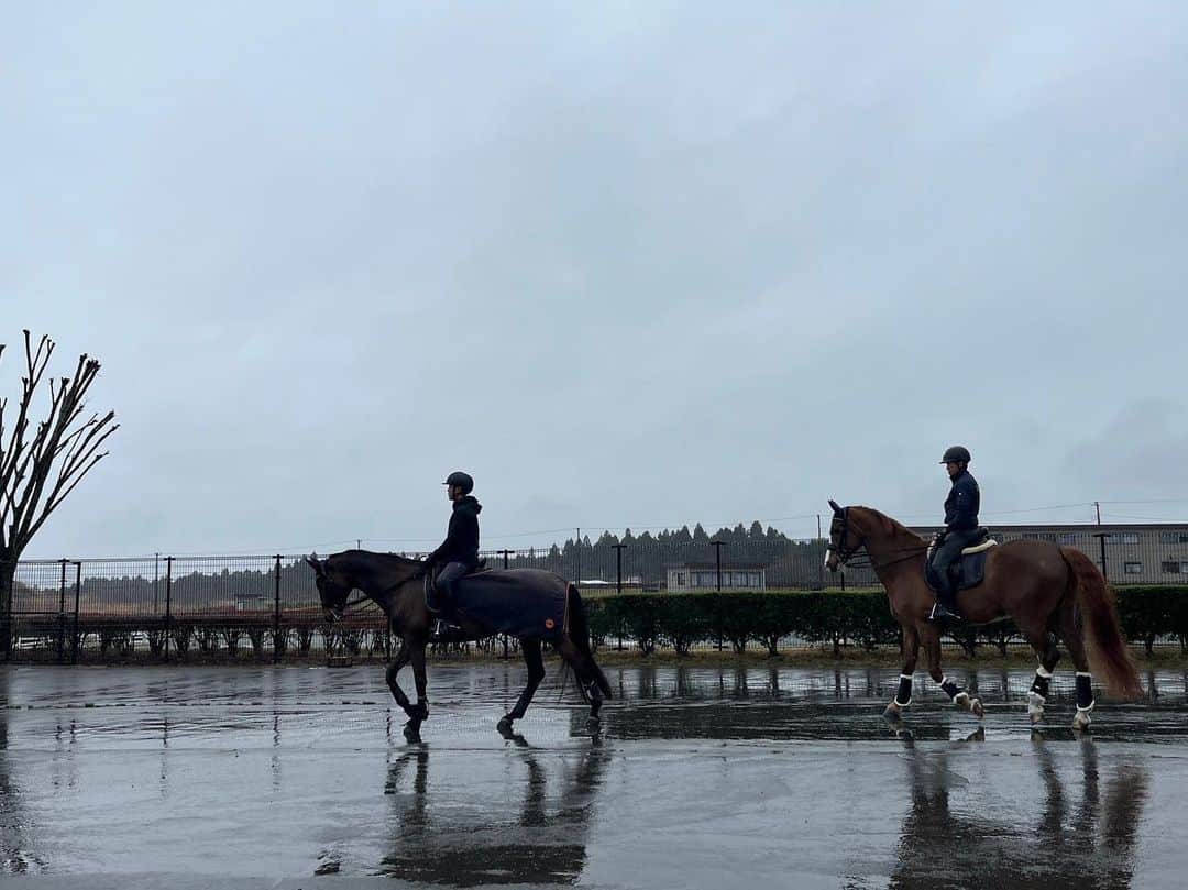 林伸伍のインスタグラム：「今年初試合です 雨はやだな〜☔️」