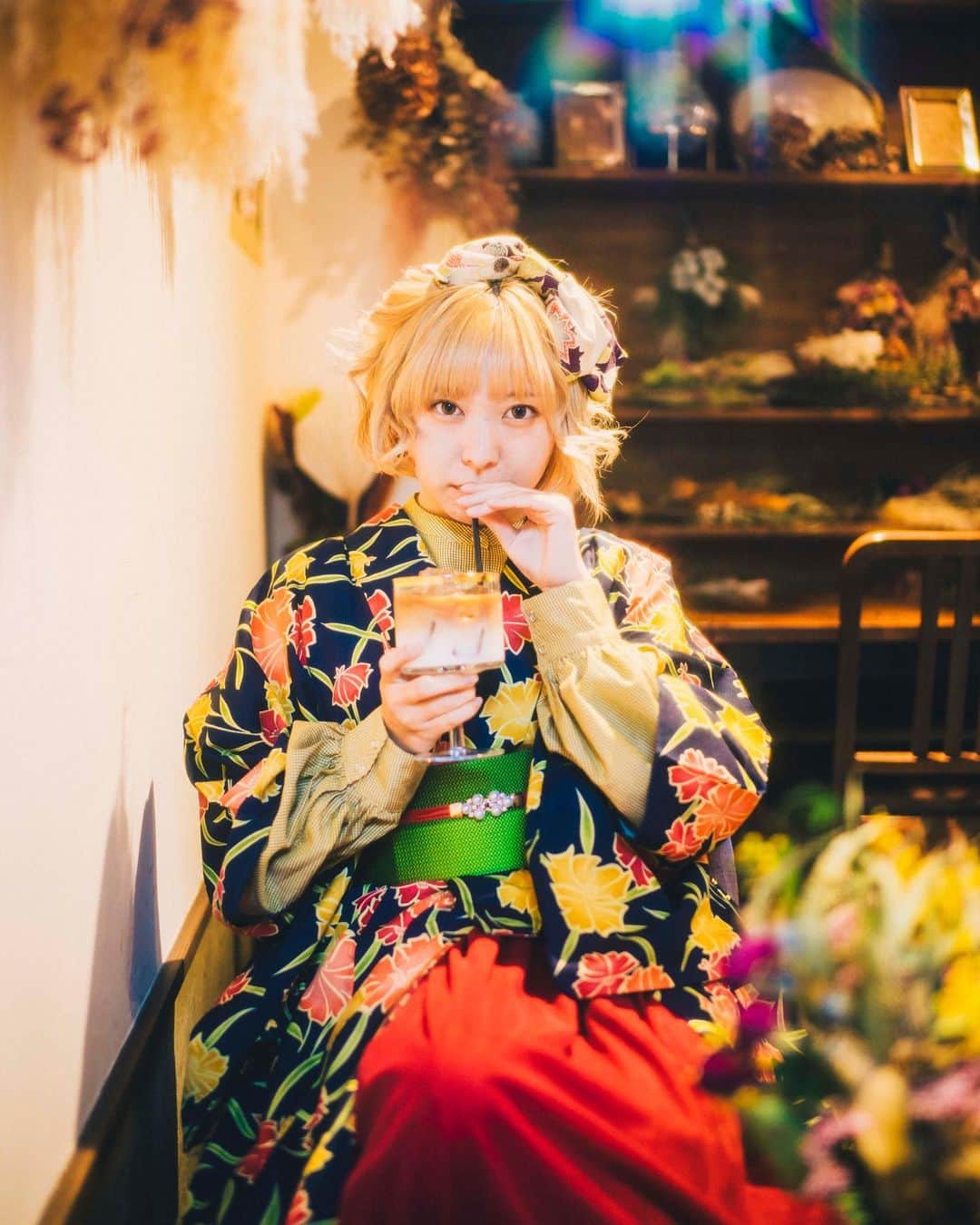kenta_soyoungさんのインスタグラム写真 - (kenta_soyoungInstagram)「Flower café☕︎. . . 撮影の時に時々寄る映え映えなカフェ 16:00には閉まっちゃうけど、かなーりおしゃれなのでオヌヌメ。  @kamakura.kimono.kanon  @konami_new  @ayaketty1685」3月23日 19時58分 - kenta_soyoung