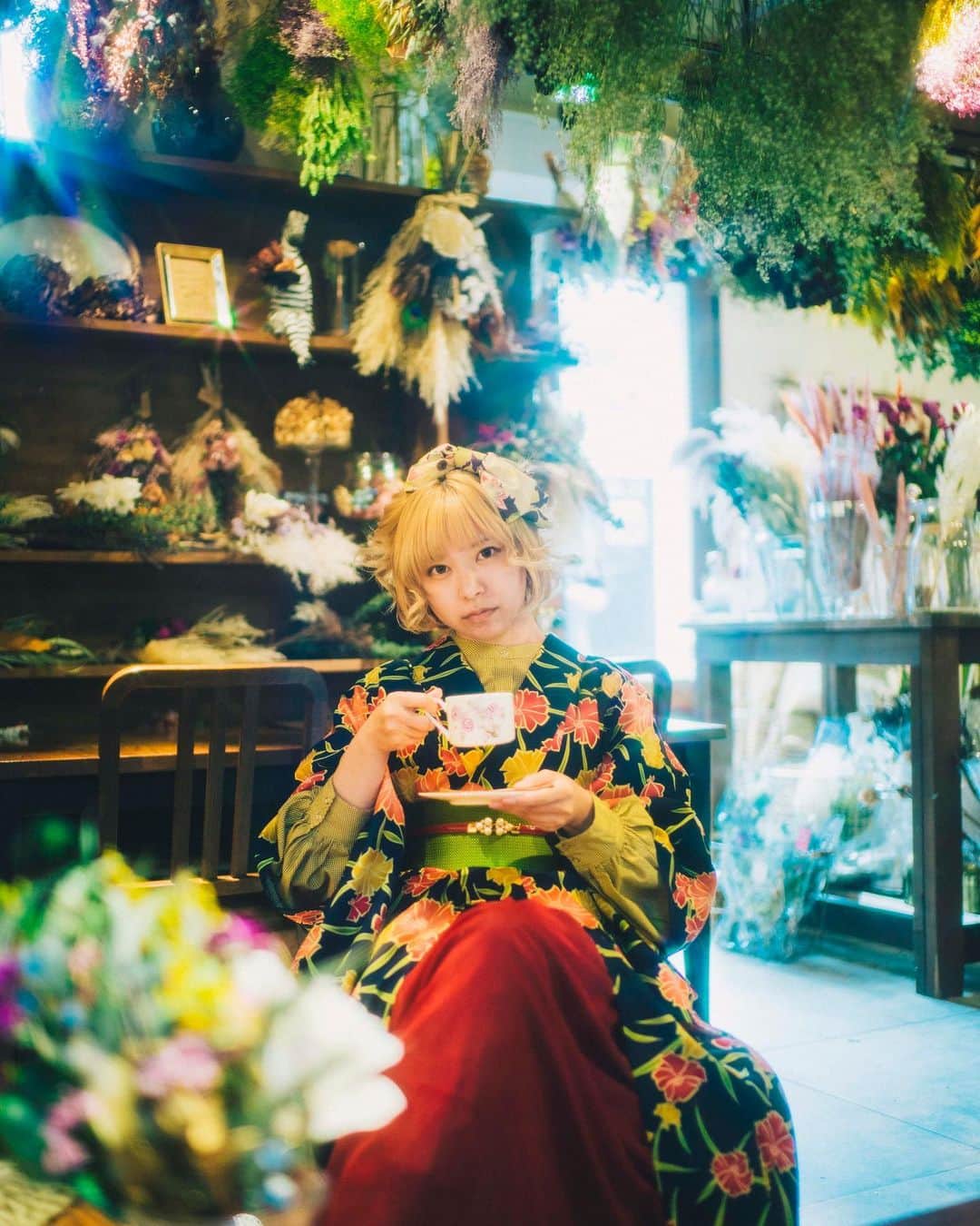kenta_soyoungさんのインスタグラム写真 - (kenta_soyoungInstagram)「Flower café☕︎. . . 撮影の時に時々寄る映え映えなカフェ 16:00には閉まっちゃうけど、かなーりおしゃれなのでオヌヌメ。  @kamakura.kimono.kanon  @konami_new  @ayaketty1685」3月23日 19時58分 - kenta_soyoung