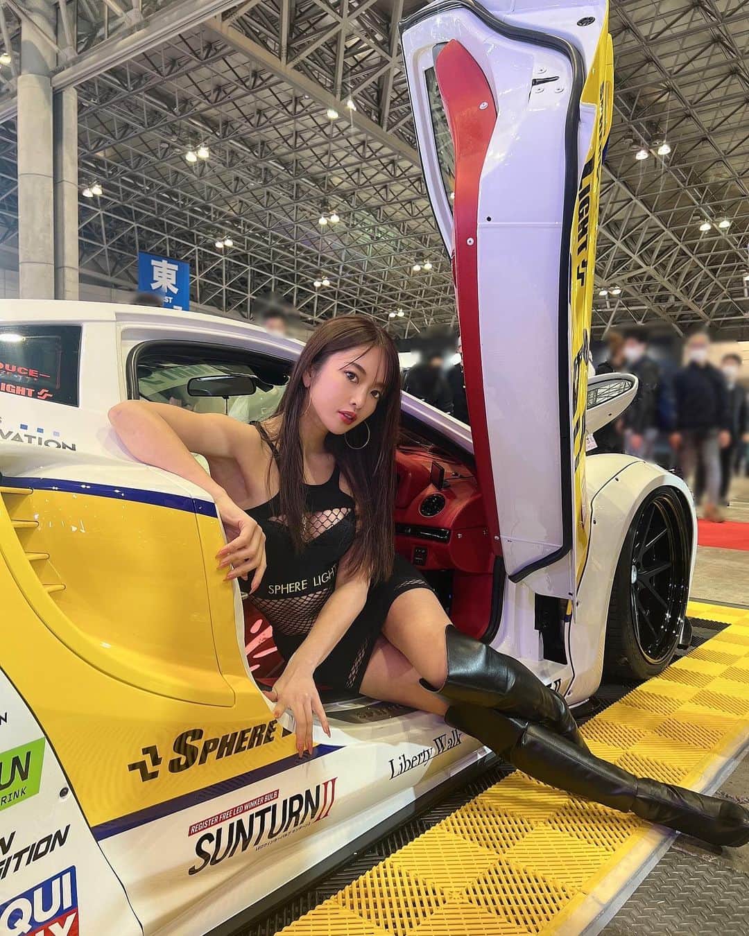 宇都宮茜のインスタグラム：「いよいよ明日 🏍💨❤️‍🔥❤️‍🔥  〜　東京モーターサイクルショー　〜  @tokyomotorcycleshow   3月24.25.26日 📍東京ビッグサイト  @sphere_light ブース 西ホール  . いっぱいかっこいいバイクがずらり展示されるイベント✊🏾 あそびにきてね🫰🏼💓💓  .  .  .  .  .  .  .  .  .  .  .  .  .  .  .  .  .  .  .  . #東京モーターショー#バイク#モーターサイクルショー#バイク好き#東京モーターサイクルショー#バイク女子#ヘッドライト#オロチ#東京オートサロン#オートサロン2023#キャンギャル#コンパニオン#車横モデル#水着女子#ニーハイ#ビキニ女子#インスタグラビア#ケツスタグラム#バイク好きな人と繋がりたい#イベントコンパニオン#レースクイーン#キャンペーンガール#セクシー系#レース#スポーツカー#スーパーカー#撮影会#カスタムカー#水着#海好き女子」