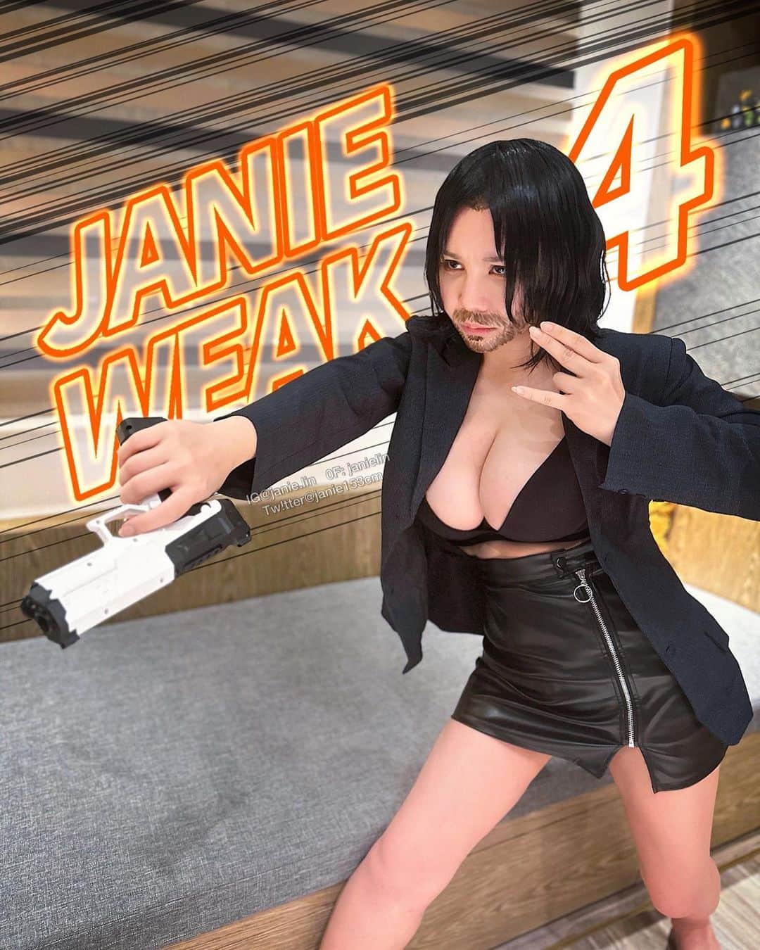 のインスタグラム：「看得出來是誰吧！😎 Can u recognize the character? Yes! The Baba Yaga is back✏️  - 《捍衛任務 John Wick chapter 4 》 2023.3.22上映啦！！！！（尖叫  不要問我好不好看！ 如果你看過1、2、3集，那就絕對好看 如果你還沒看過前面幾部 那麻煩你現在馬上補看 然後再買票進電影院看最終部！  - 基哥真的帥爆✨️👏🏻(⸝⸝⸝⸝神∀神⸝⸝⸝⸝)👏🏻✨️ Keanu Reeves my loveeeeeeee❤️❤️  #JohnWick #chapter 4 #Movie #Cast : #KeanuReeves #DonnieYen」
