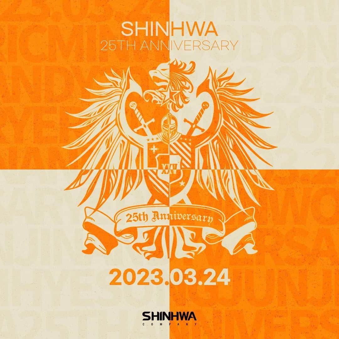 【公式】神話（SHINHWA）さんのインスタグラム写真 - (【公式】神話（SHINHWA）Instagram)「⠀ SHINHWA 25TH ANNIVERSARY 신화 데뷔 25주년을 축하합니다🎉 ⠀ ⠀ #SHINHWA #신화  #SHINHWA_25TH_ANNIVERSARY #신화25주년  #SHINHWA_CHANGJO #신화창조  #에릭 #이민우 #김동완 #신혜성 #전진 #앤디」3月24日 0時00分 - shinhwa_official