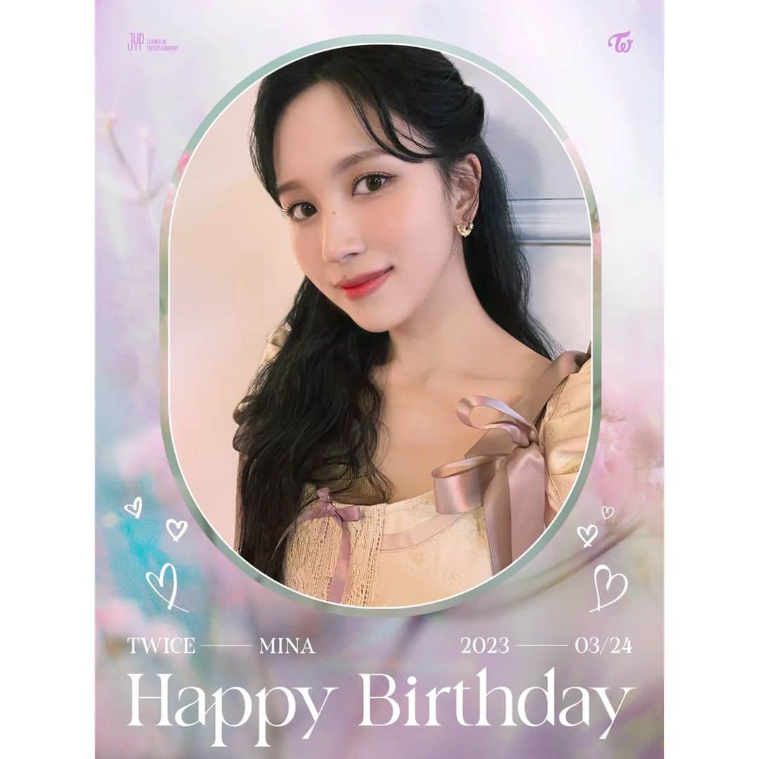 TWICE JAPANさんのインスタグラム写真 - (TWICE JAPANInstagram)「Happy Birthday MINA  #HappyMINAday」3月24日 0時02分 - jypetwice_japan