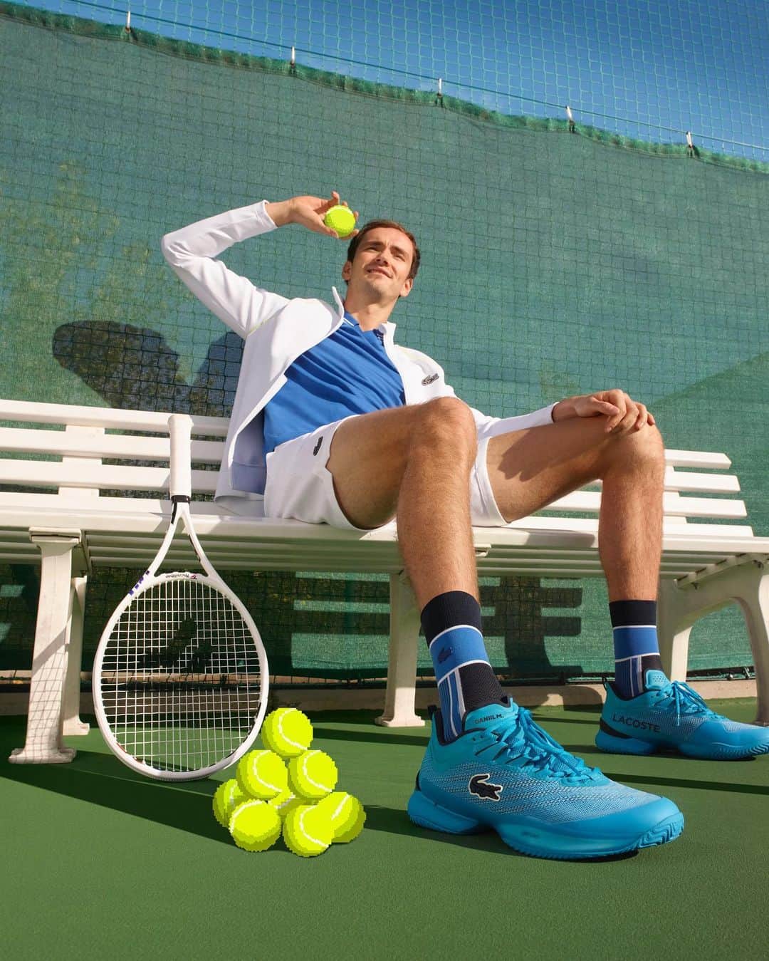 Lacosteさんのインスタグラム写真 - (LacosteInstagram)「Meet the #AGLT23Ultra. Powered by @medwed33, this tennis shoe is designed to push you on the next level in style. ✨👟」3月24日 2時00分 - lacoste