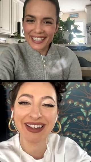 トーレイ・デヴィートのインスタグラム：「What a gift this conversation was today! If you missed it, you can check it out here. Loved connecting with this beautiful soul! @alizakelly 🤍」