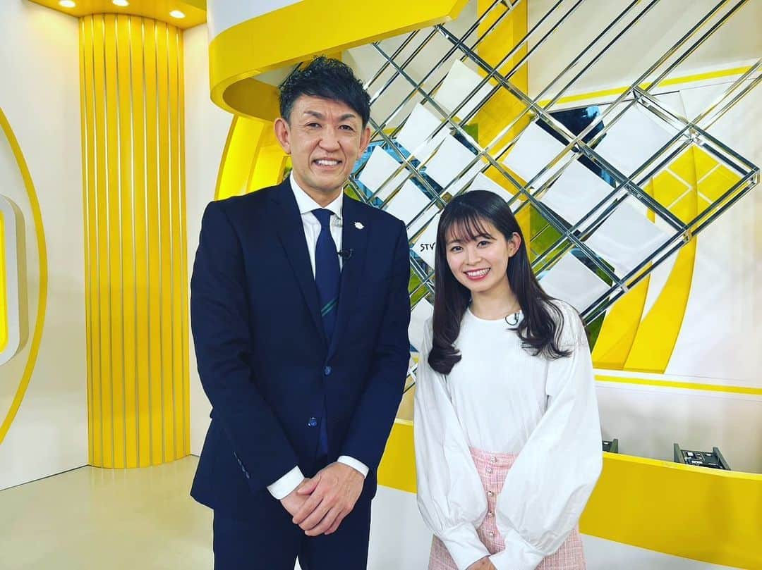 のインスタグラム：「どさんこワイド朝に生出演😊 . . #どさんこワイド朝 #レバンガールズデイズ #大家アナウンサー #レバンガ北海道 #折茂武彦」