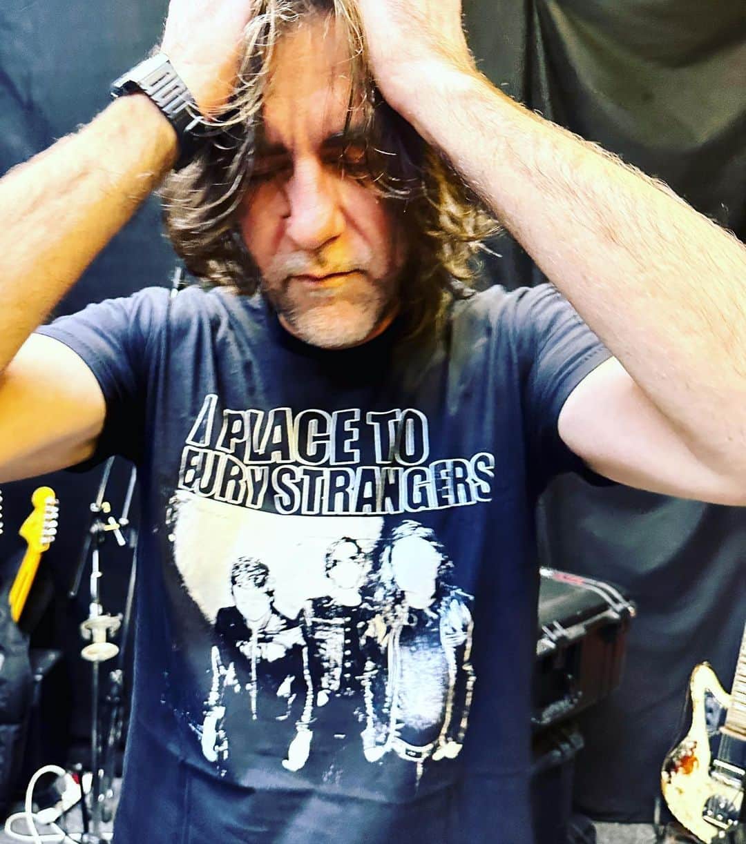 A Place to Bury Strangersのインスタグラム：「Shit. Did you forget to check out the razor hot t-shirts and hoodies we got in at our merch store?   Link B in Bio」