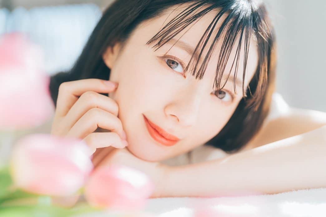 のインスタグラム：「おはよ🌷」