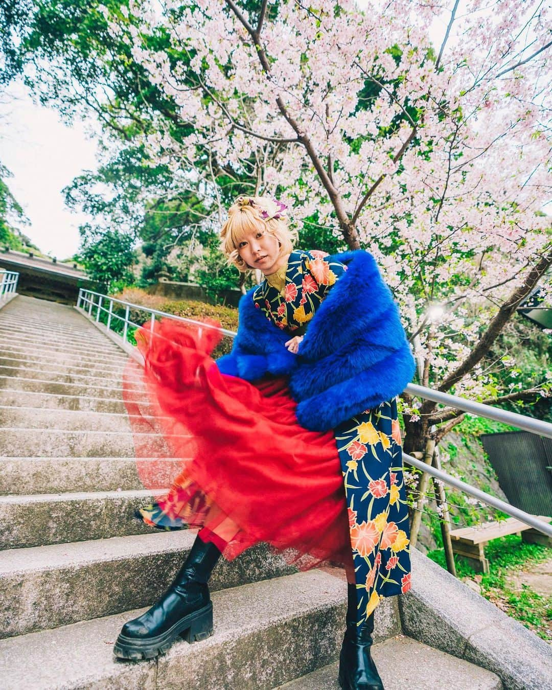 kenta_soyoungさんのインスタグラム写真 - (kenta_soyoungInstagram)「perspective cherry blossoms. . . . やっぱ広角が好き☻ @kamakura.kimono.kanon  @konami_new  @ayaketty1685」3月24日 19時51分 - kenta_soyoung