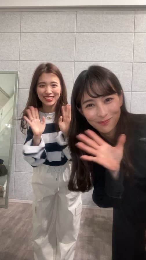 瀬戸晴加のインスタグラム：「@cloenc_official インスタLIVE🤍🤍　しおりちゃんがクロエンス似合いすぎて事件でした😭❤️ @sh10110」