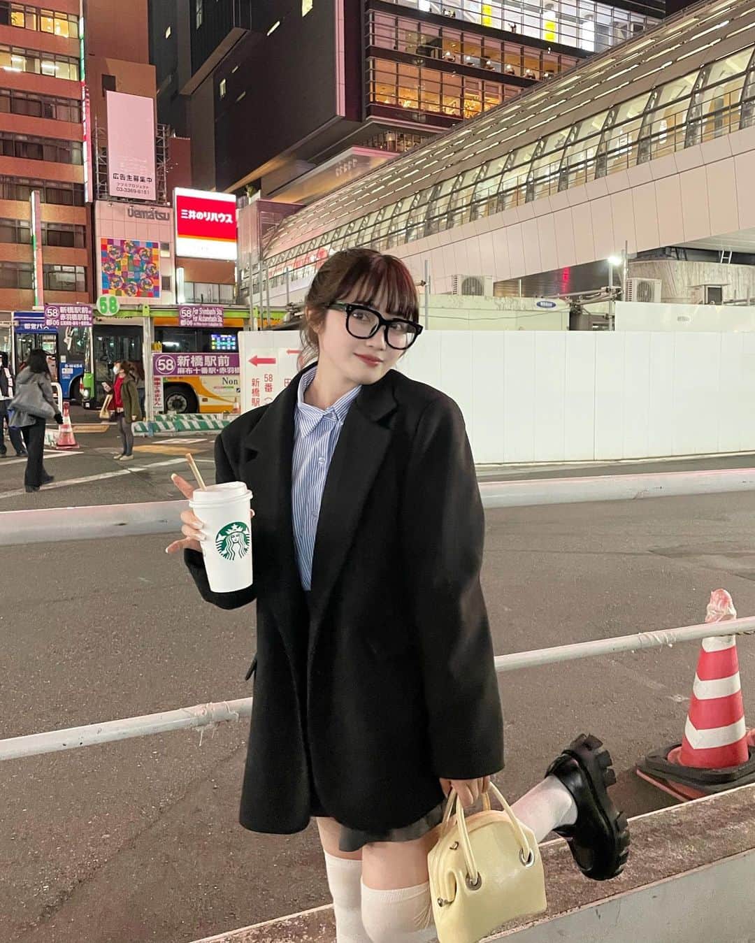 河﨑莉奈さんのインスタグラム写真 - (河﨑莉奈Instagram)「오피스룩👔🖤❔  @lacvert_official  #LACVERT #ZOZOTOWN #오오티디 #시부야」3月24日 20時18分 - rinya5588