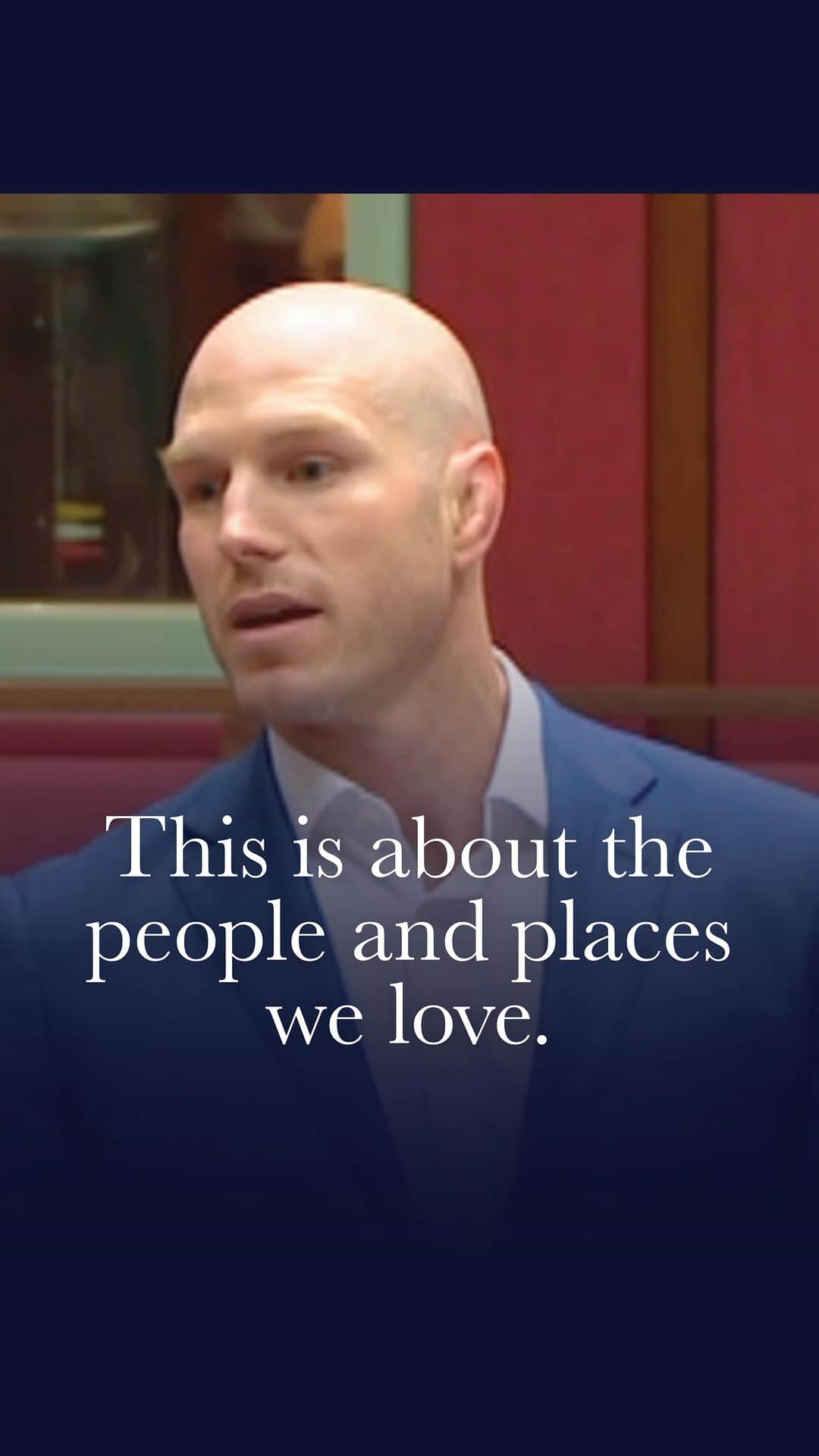デビッド・ポーコックのインスタグラム：「This is about the people and places we love.  We can do better.」