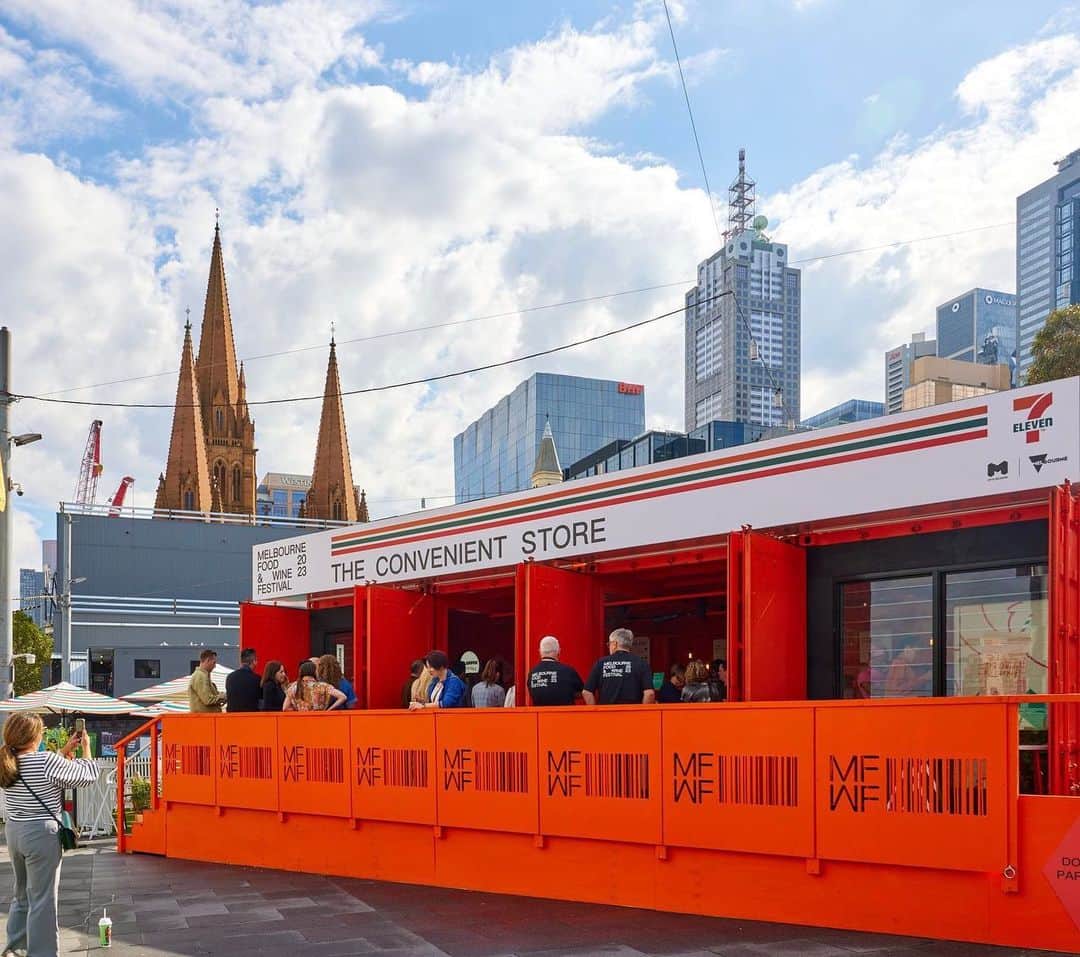 7-Eleven Australiaのインスタグラム：「We're open Melbourne! Your foodie dreams await at The Convenient Store. Open daily 8am-8pm, free entry. @melbfoodandwine」