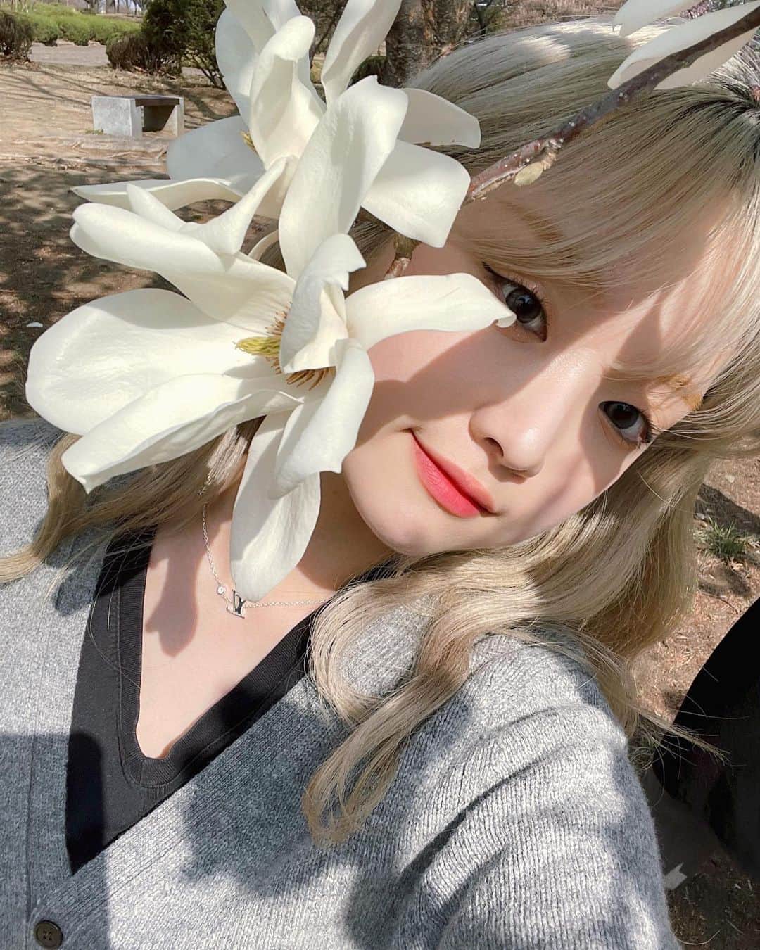 キム・イェウォン さんのインスタグラム写真 - (キム・イェウォン Instagram)「우와 꽃밖에 없녜 🌸」3月24日 15時58分 - ye_.ve_ly