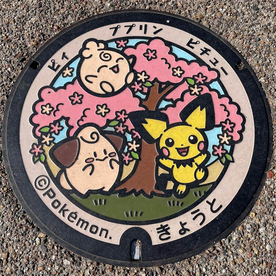 十九川宗裕のインスタグラム：「ポケふた 京都府/京都市 . ピカチュウは既に進化したポケモンである 所謂ベイビィポケモン 円山公園、桜綺麗なんかな🌸 . #ポケモン #ポケふた #heart_bbb_ポケふた」