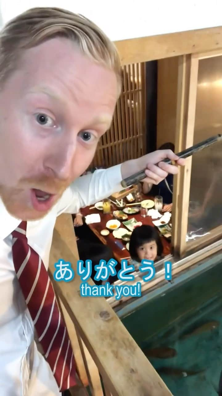 ミスターヤバタンのインスタグラム：「わさびパニックになった外国人！Foreigner eats too much Wasabi!  #ミスターヤバタン #わさび #刺身 #釣り #やばたん」