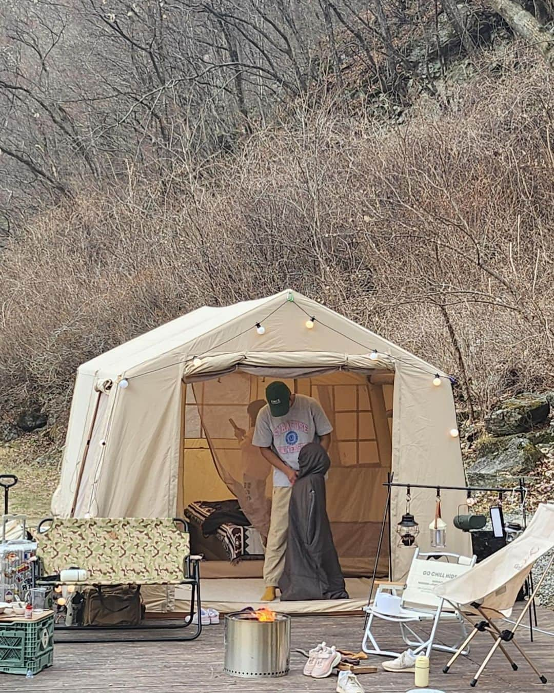 アン・ボヒョンさんのインスタグラム写真 - (アン・ボヒョンInstagram)「또 놀자⛺️🫶🏼❤️」3月24日 19時47分 - bohyunahn