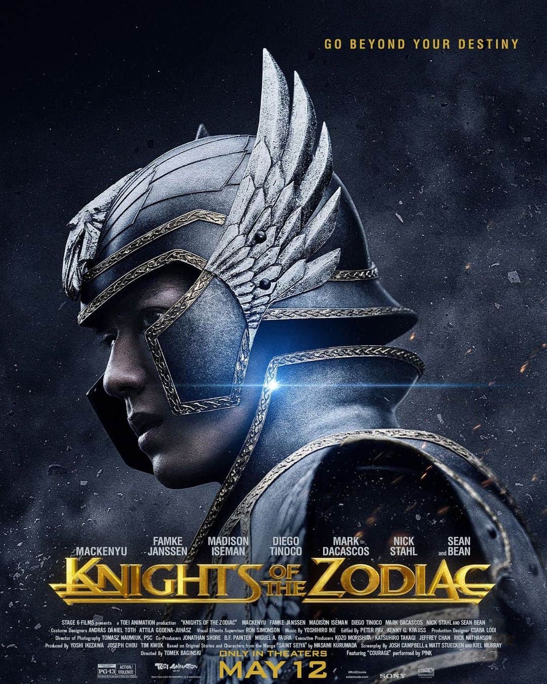 新田真剣佑のインスタグラム：「Every Legend has its Beginning.   #KnightsoftheZodiac  coming to theaters May 12.   #KotZmovie」