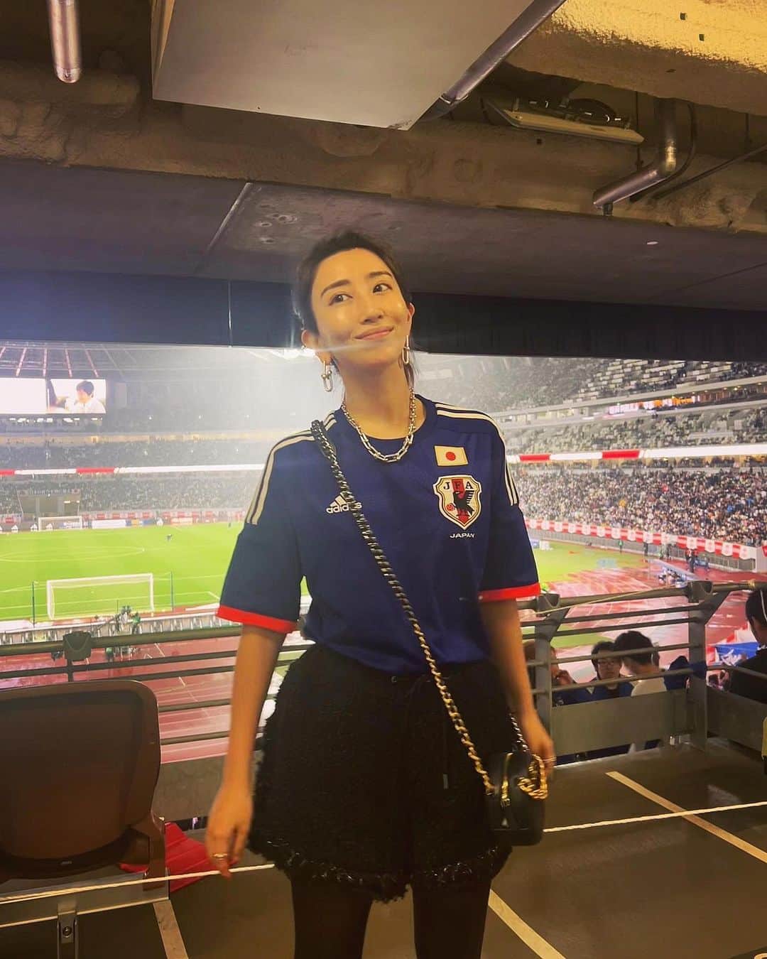 のインスタグラム：「⚽️SAMURAIBLUE🇯🇵💙 #samuraiblue  #サッカー #soccer #国立競技場 #日本代表サッカー」