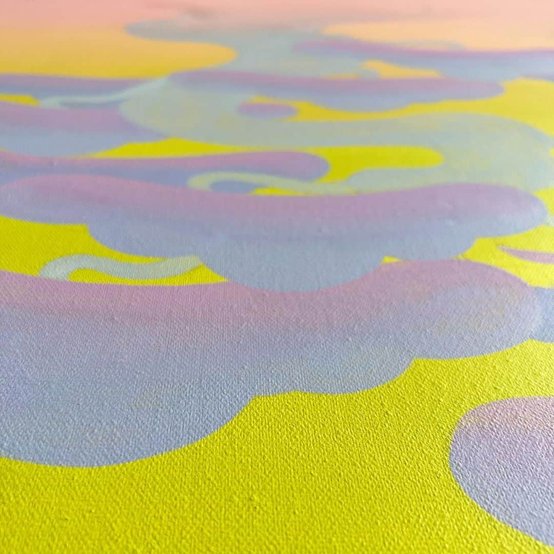 晴日のインスタグラム：「Something colorful on #WIP 🫧🪩🪺🎨🎆💭」