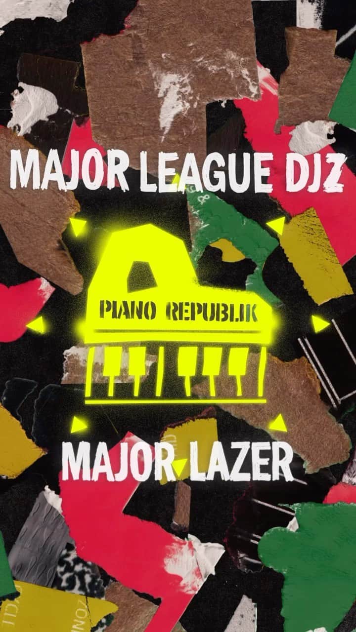 メジャー・レーザーのインスタグラム：「🚨OUR NEW ALBUM “PIANO REPUBLIK”  WITH @majorleaguedjz IS OUT NOW 🚨 LINK IS IN OUR BIO, LET US KNOW WHAT U THINK」